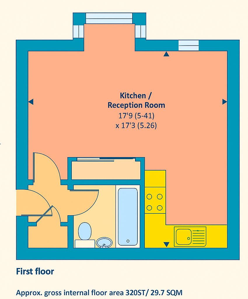 TH, Tiree House, Slough floorplan