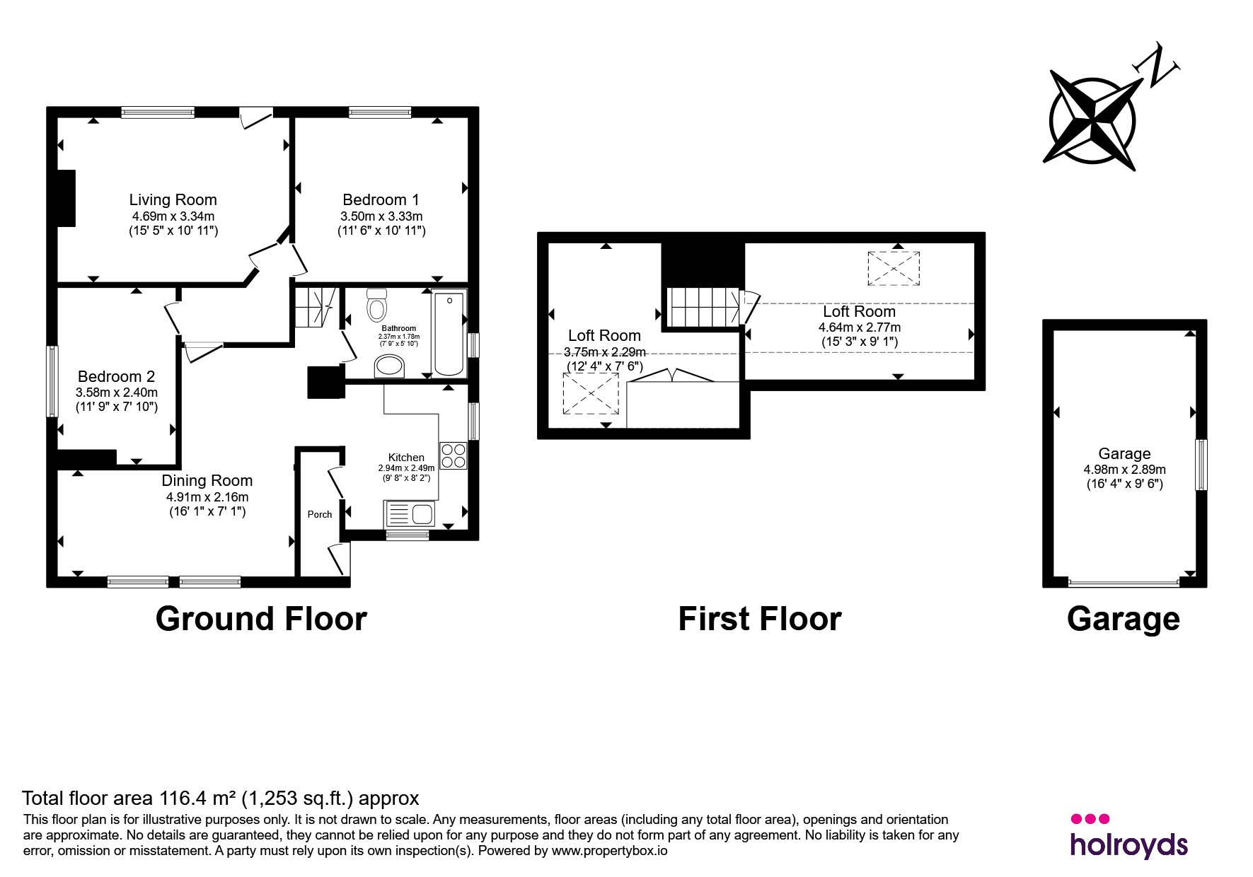 Hazel Dene, Hill Top Road, Keighley floorplan