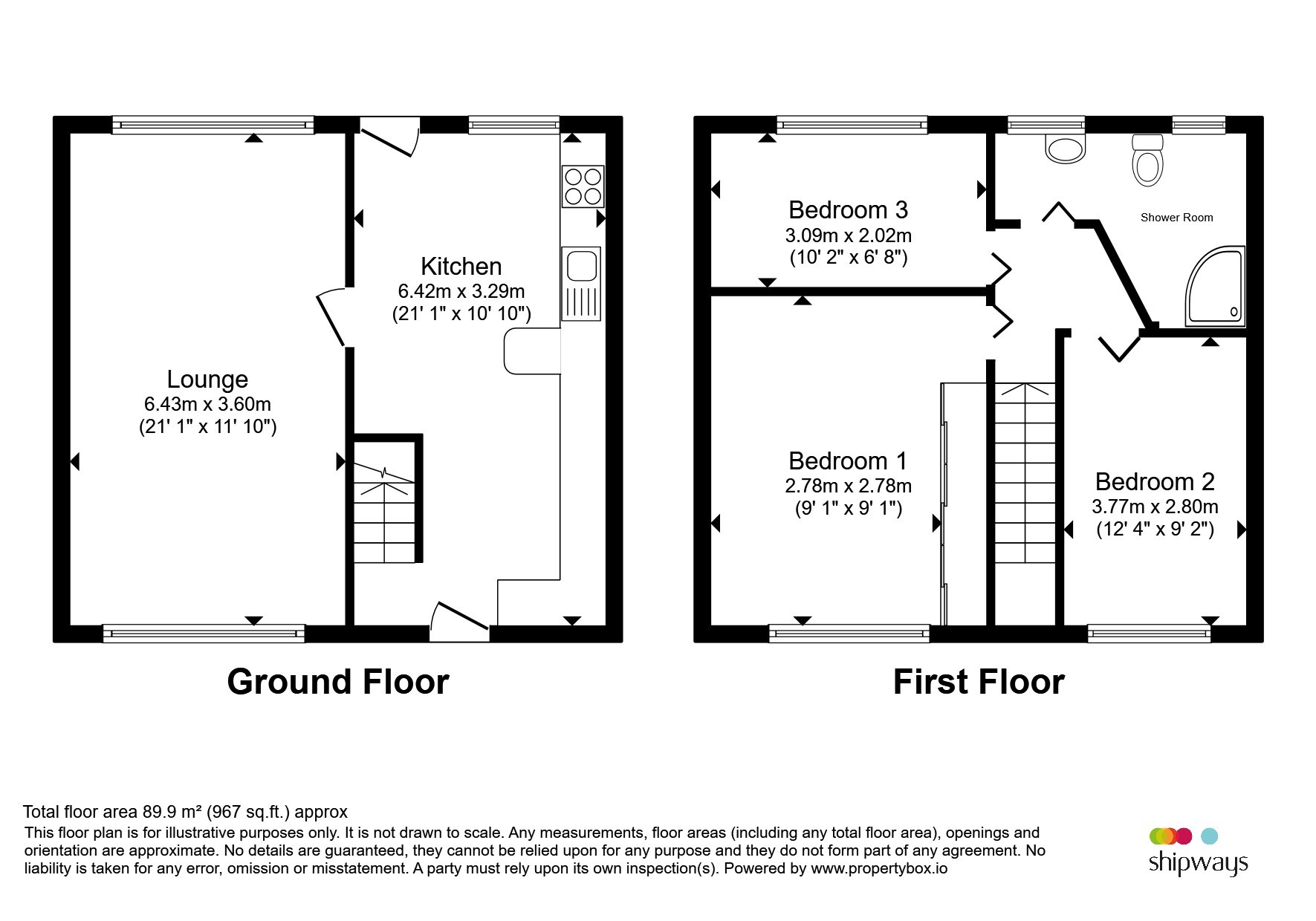 556, Chester Road, Birmingham floorplan