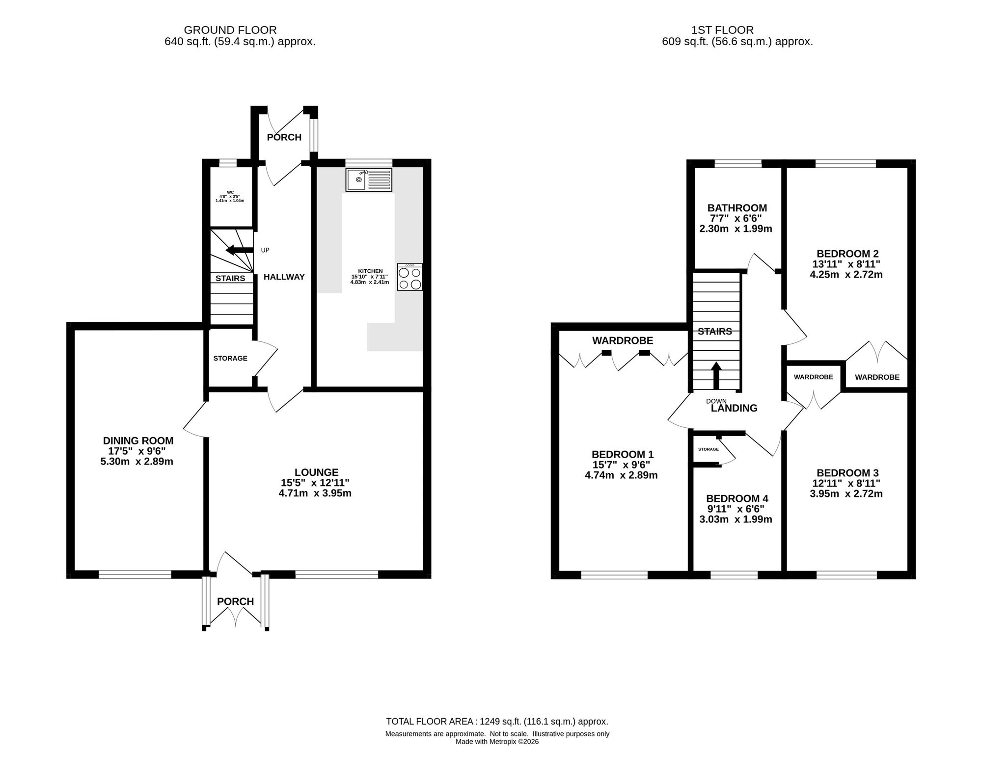 24 Ricroft Road, Stockport floorplan