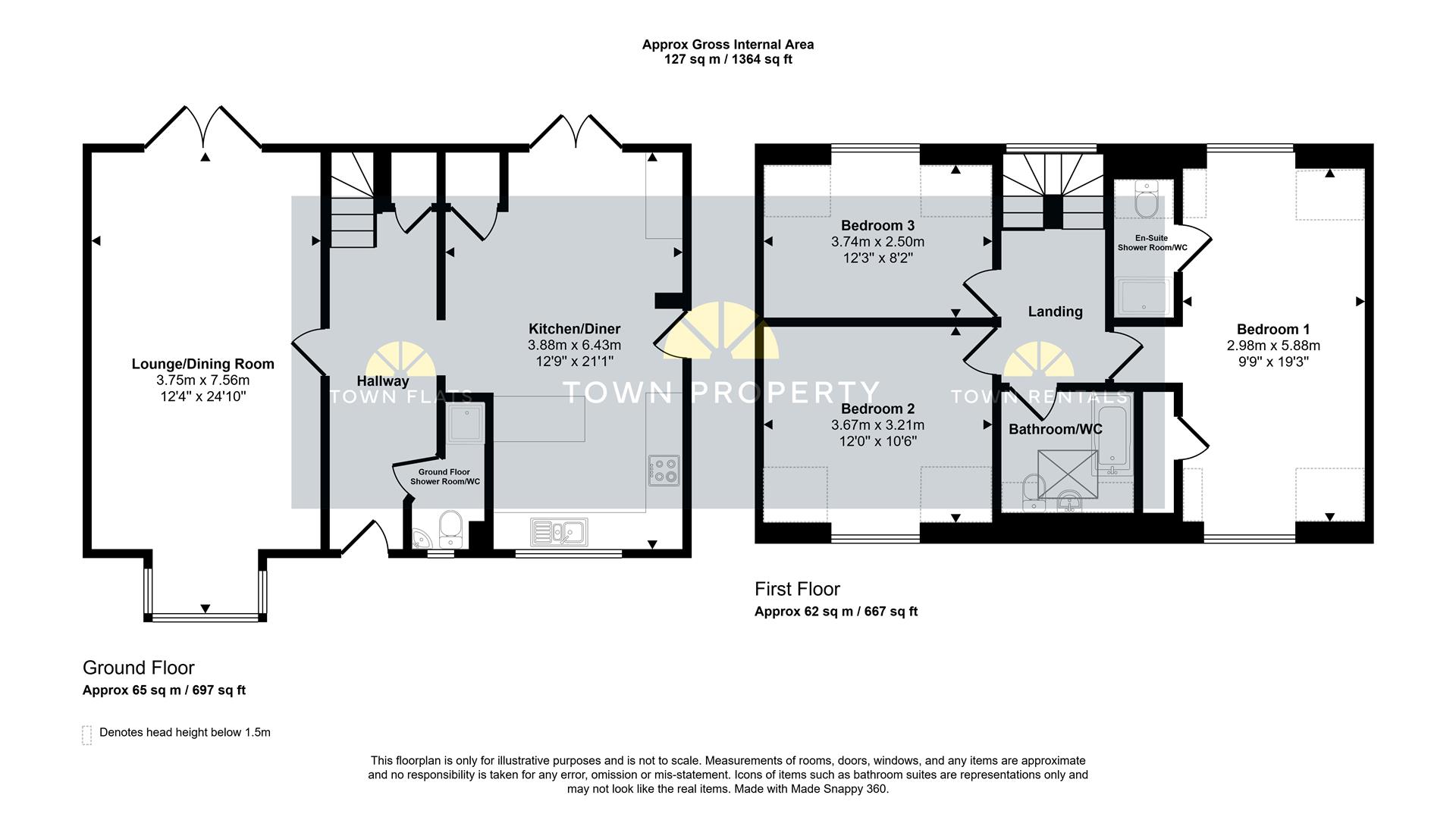 1 St Anthonys Mews, St Anthonys Avenue, Eastbourne floorplan