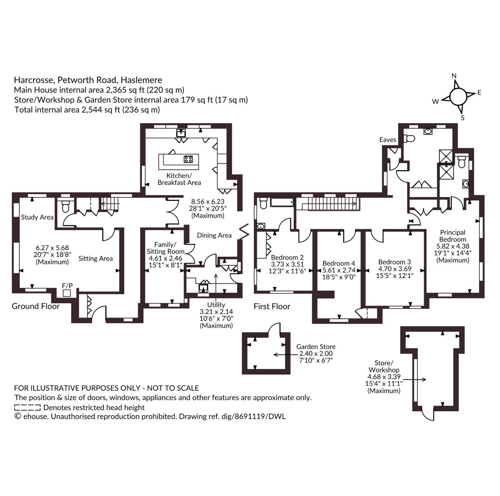 Harcrosse, 48, Petworth Road, Surrey floorplan