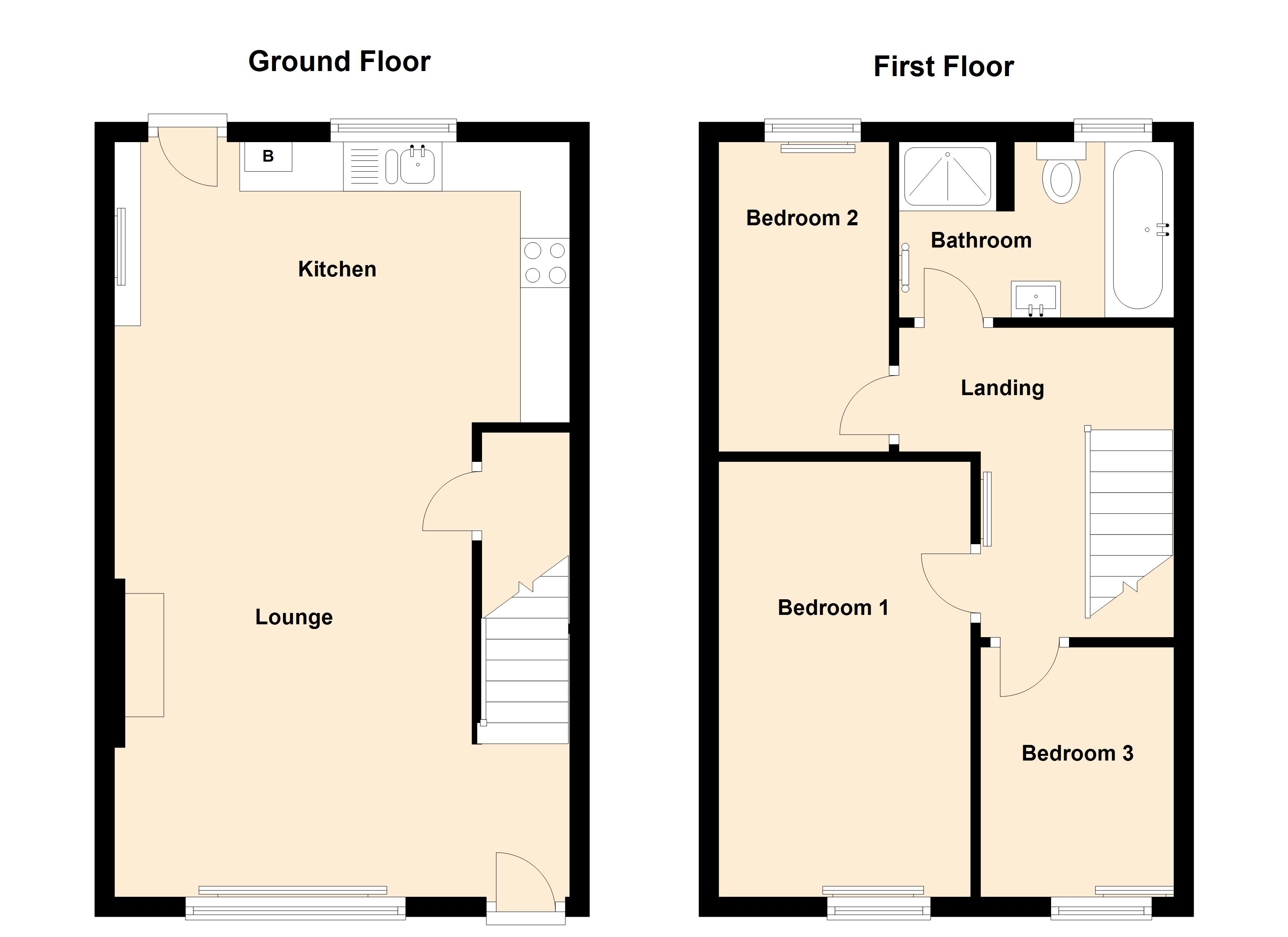 3 Bedrooms Terraced house for sale in Marina Avenue, Blackpool FY1