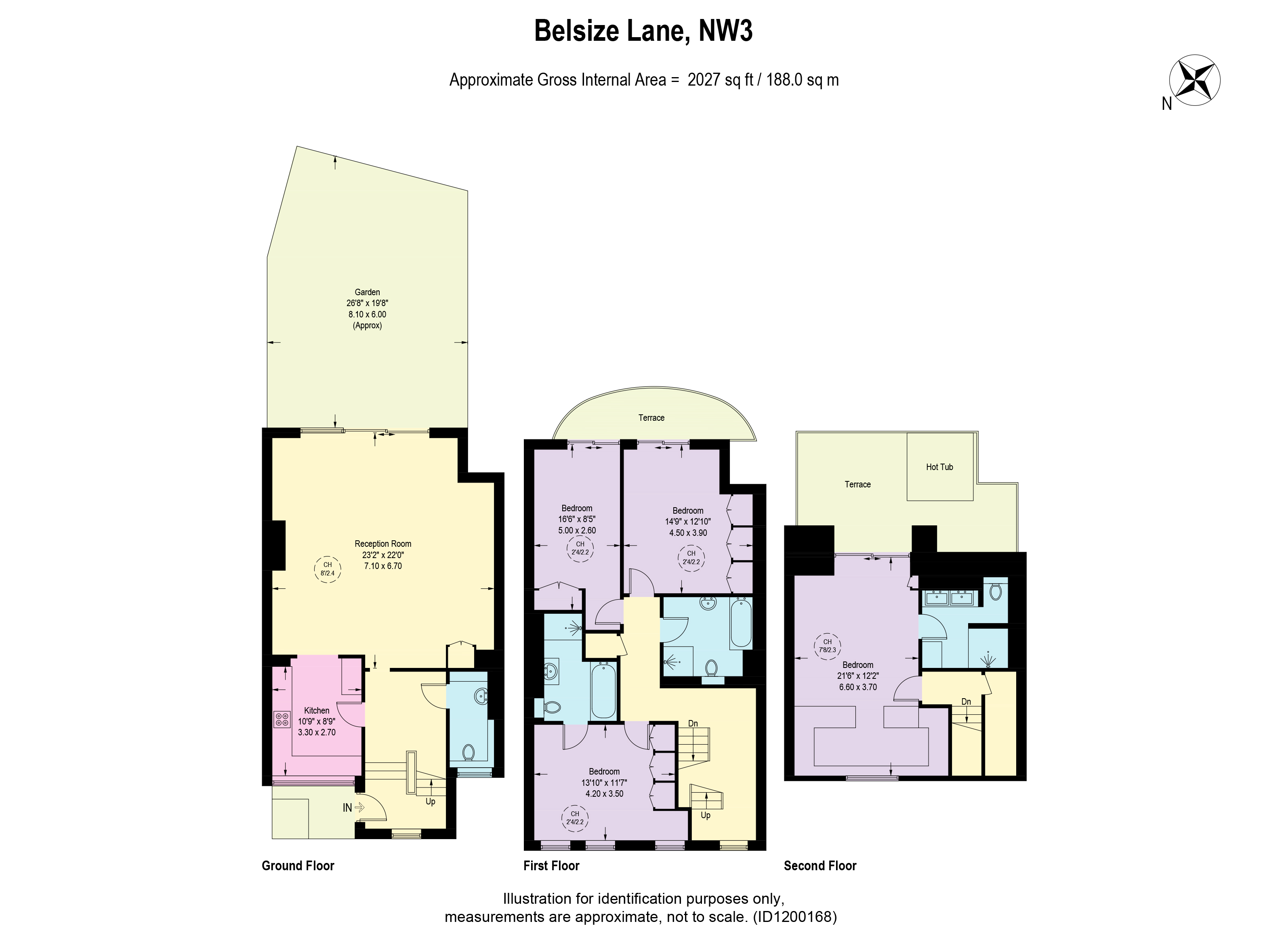 77D, Belsize Lane, London floorplan