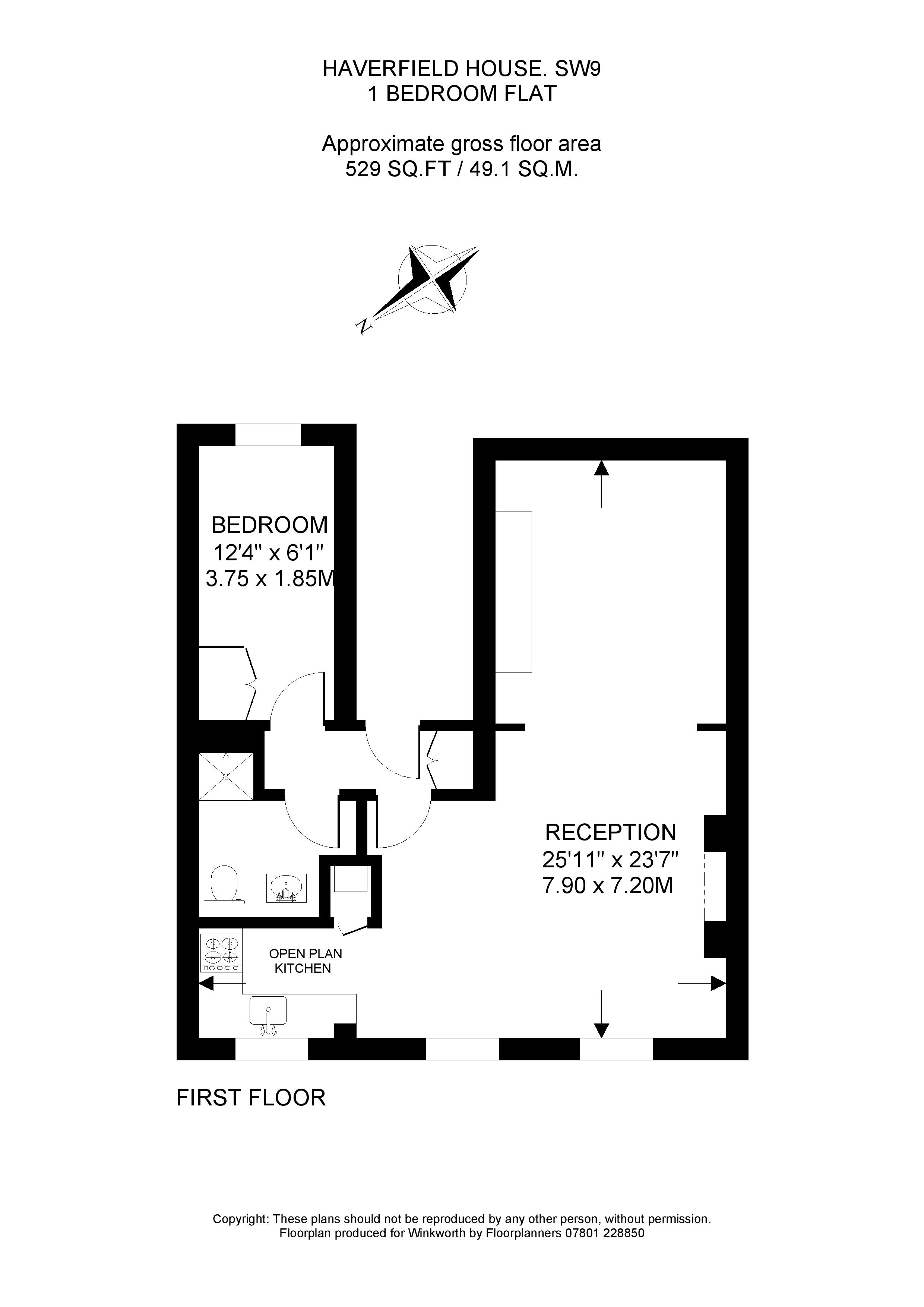 Flat 2,, Haverfield House, London floorplan