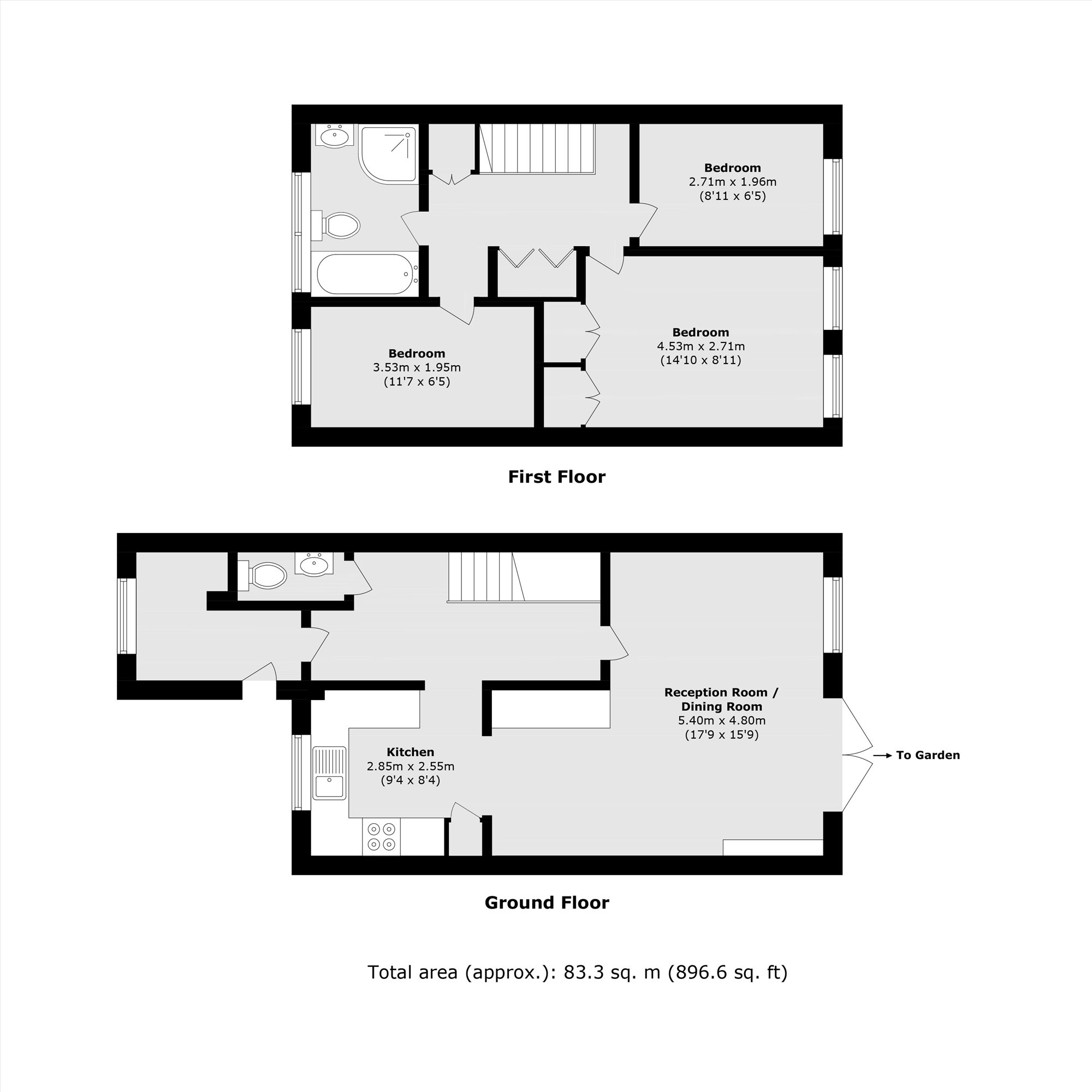 36, Farrier Close, Sunbury-On-Thames floorplan