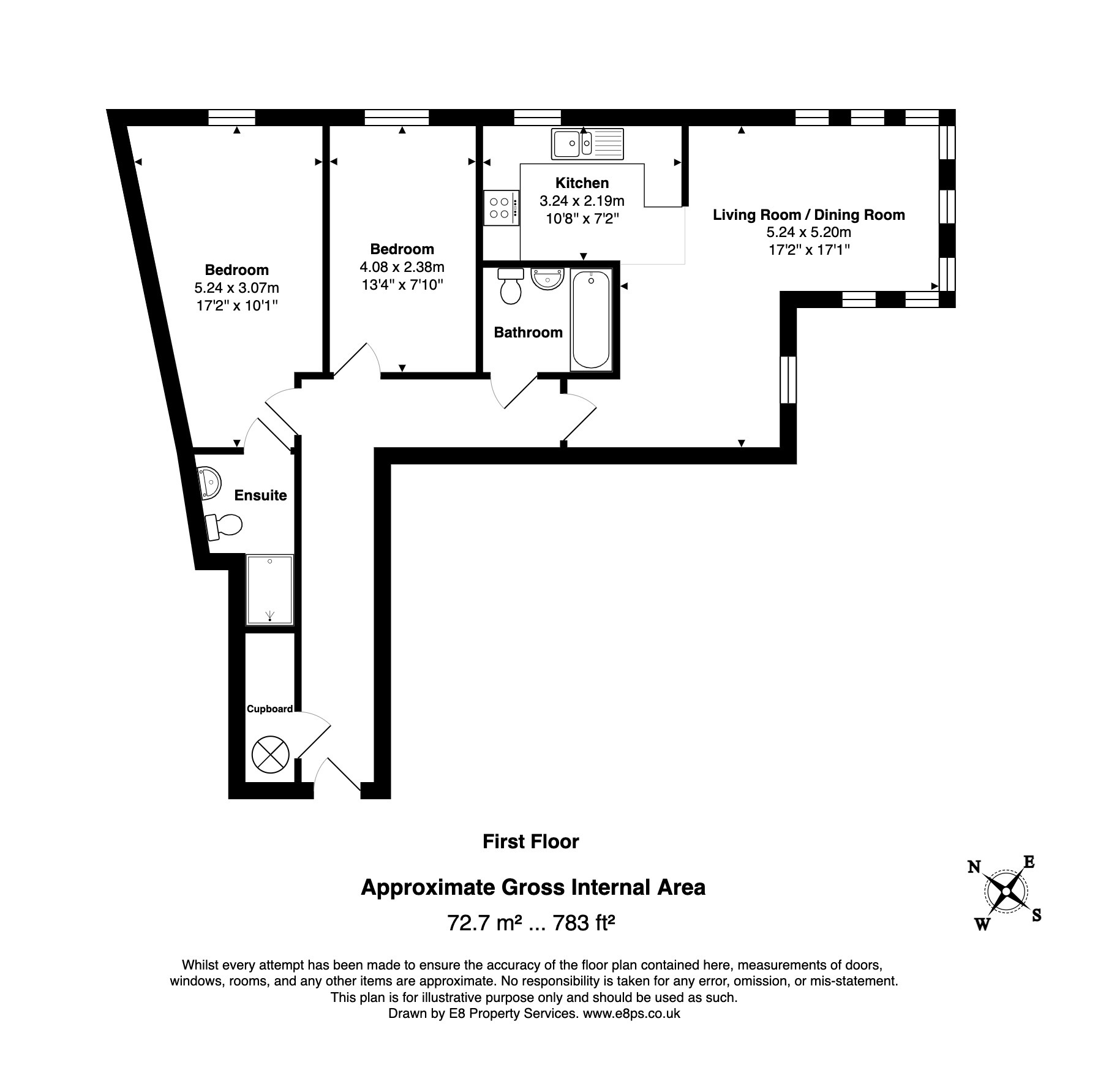 15 Woodin's Way, Oxford floorplan