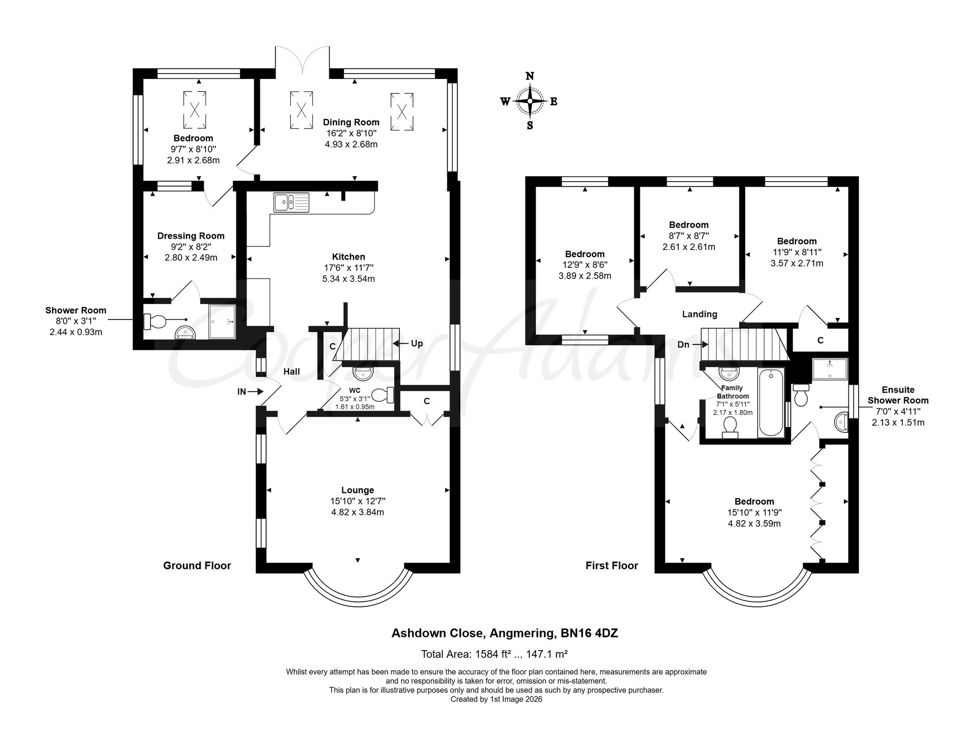 5 Ashdown Close, Littlehampton floorplan