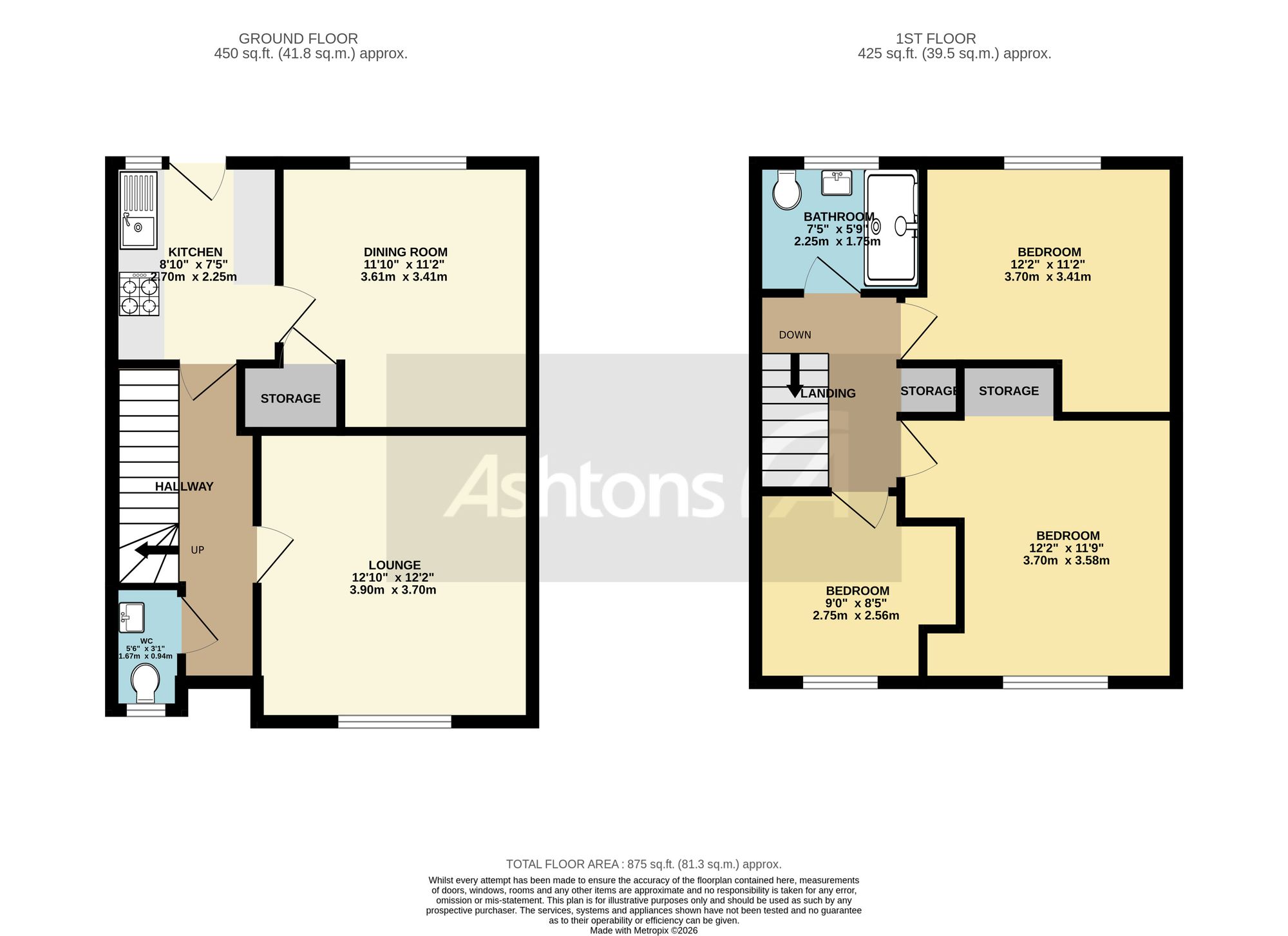 83 Bradlegh Road, Newton-Le-Willows floorplan