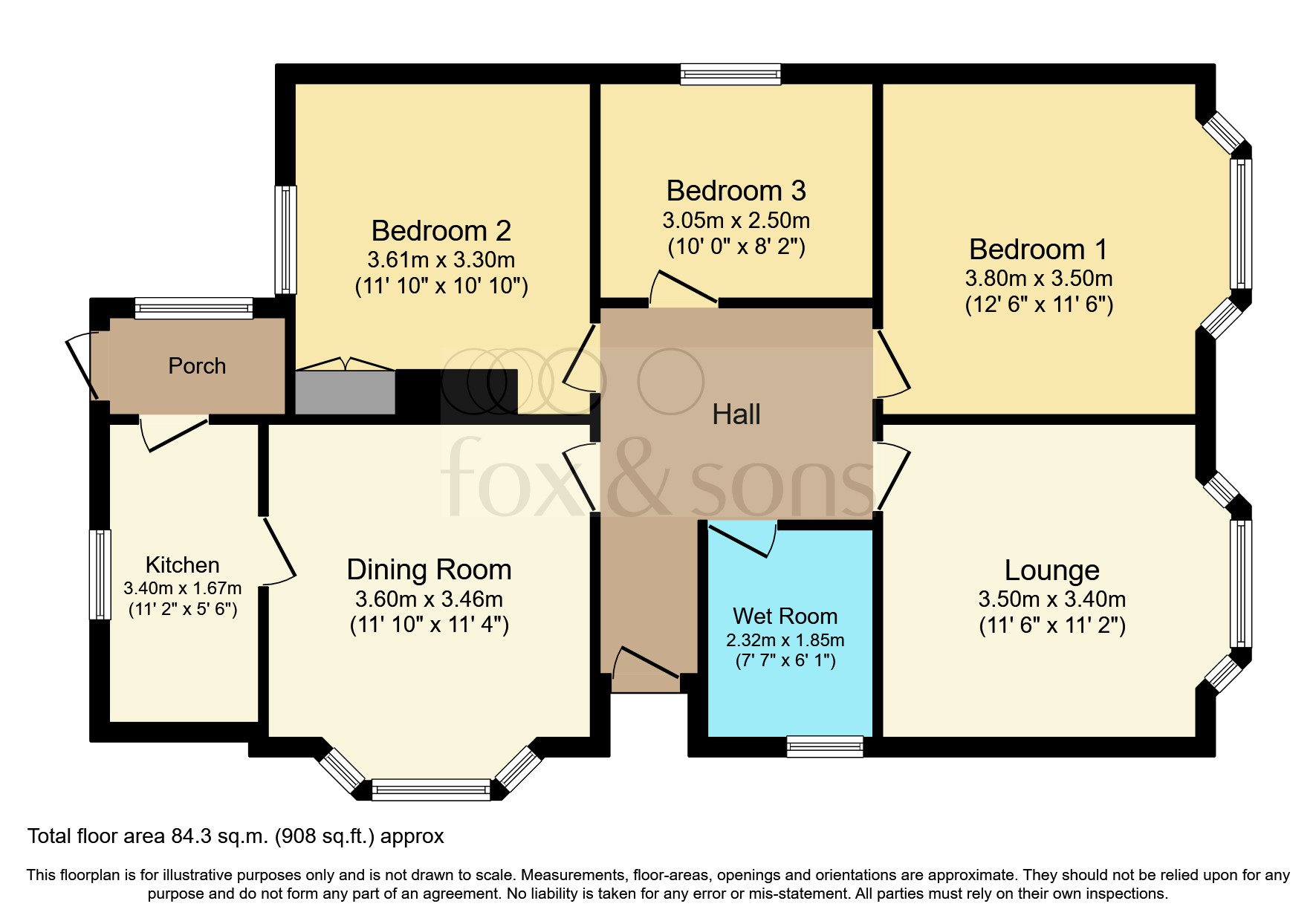 Rosemary Road, Parkstone, Poole BH12, 3 bedroom detached bungalow for