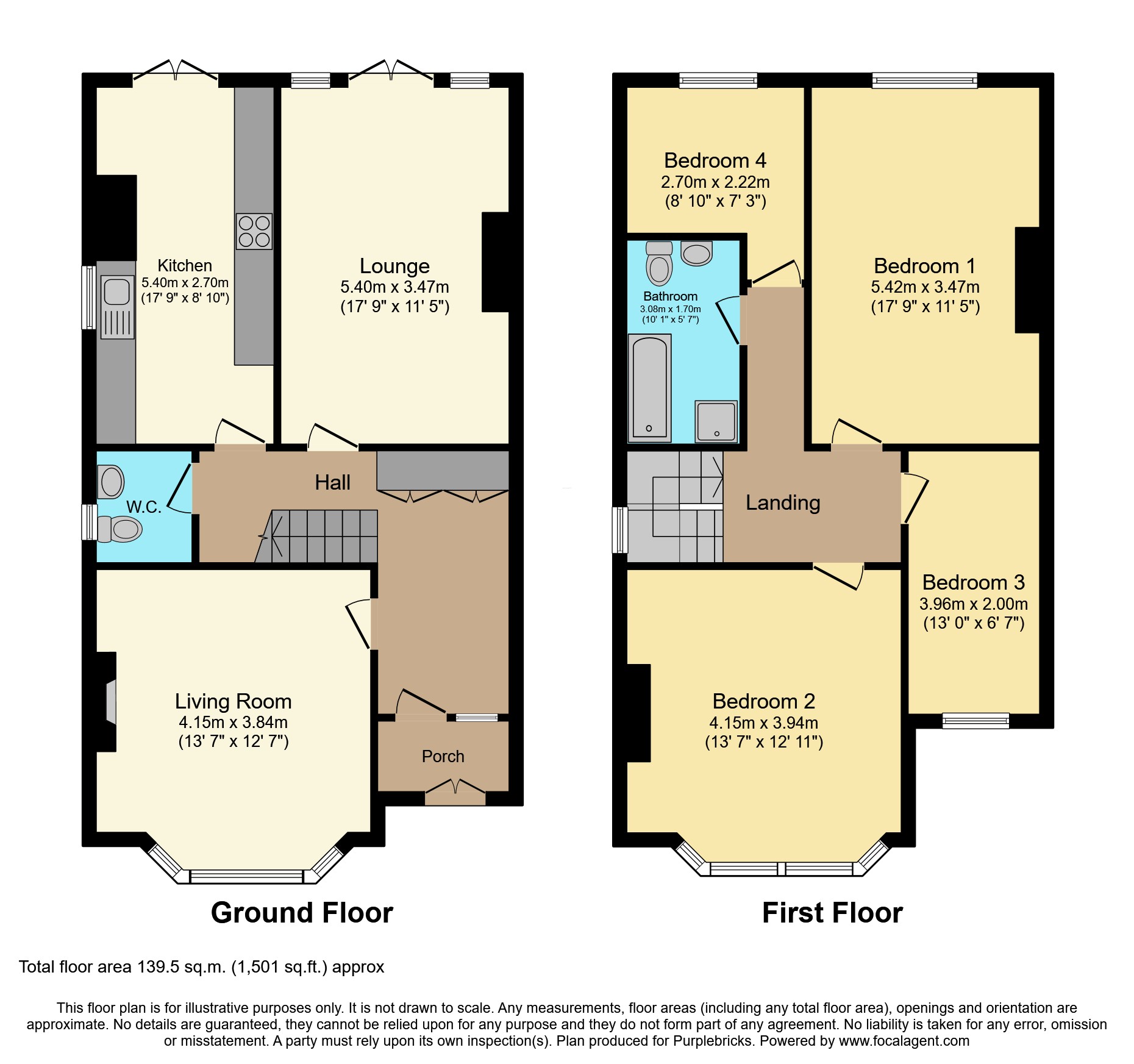 66, Leyland Road, Southport floorplan