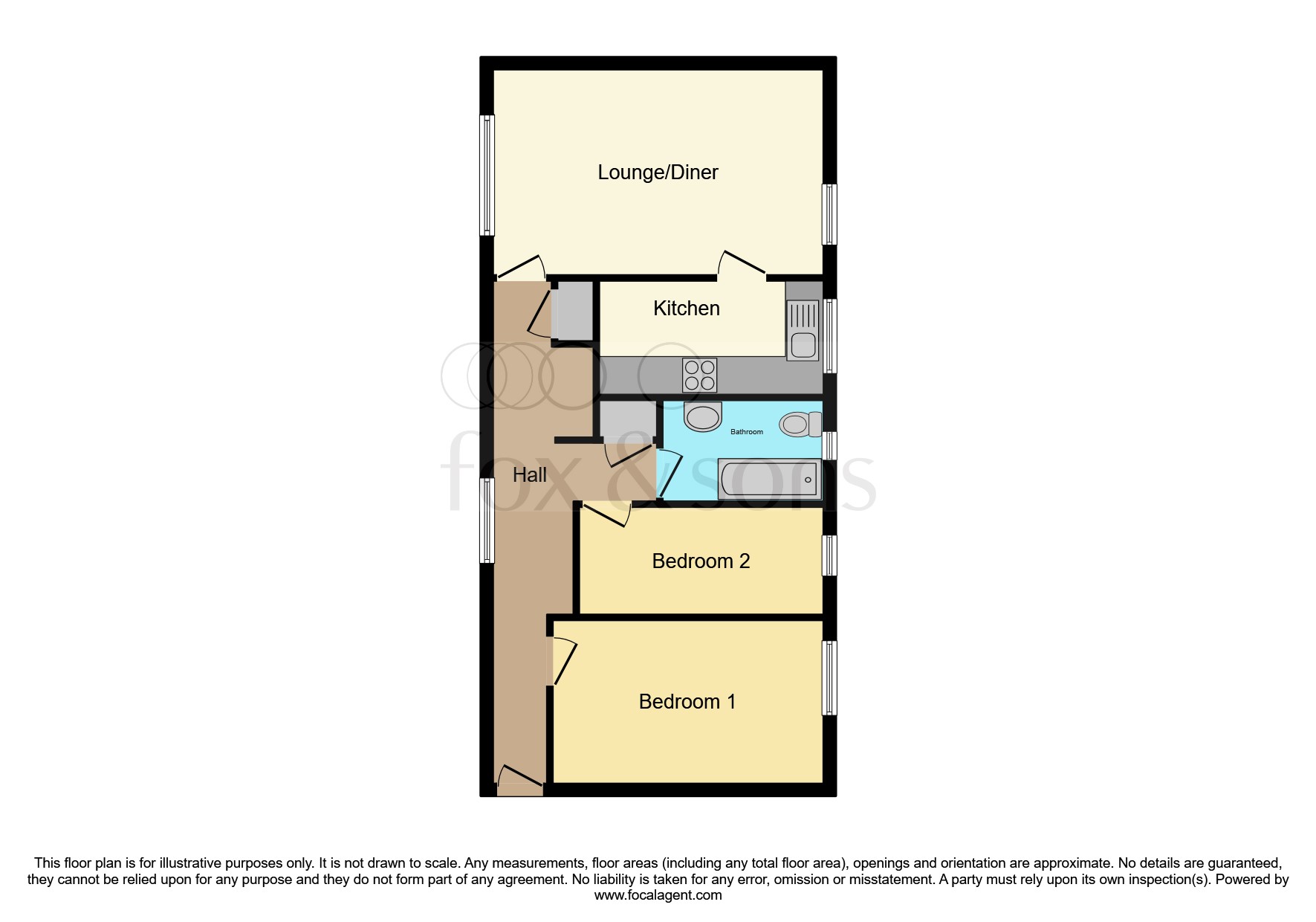 Flat 27, Quarry Chase, 30, Poole Road, BOURNEMOUTH floorplan