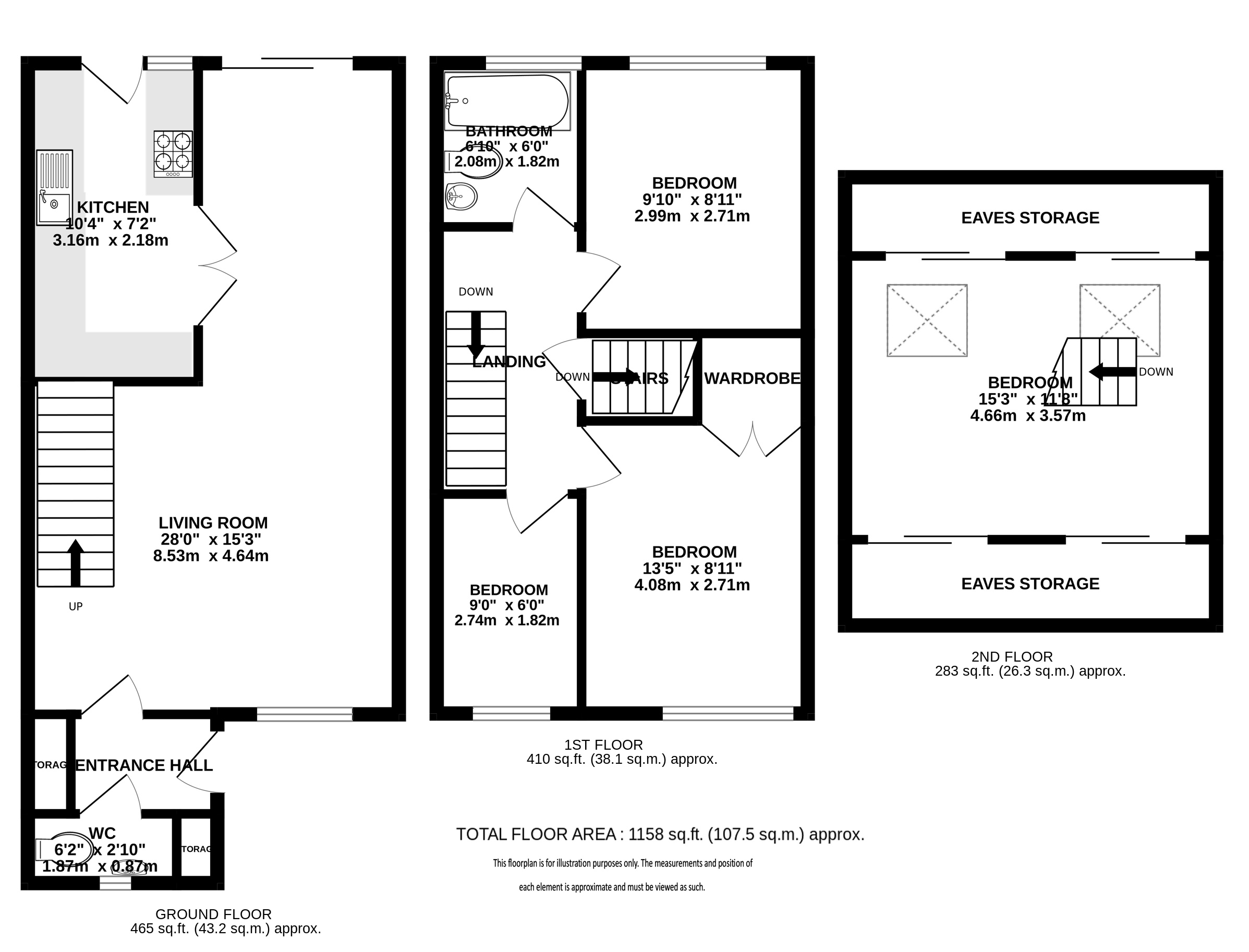 19, The Cleave, Hertfordshire floorplan