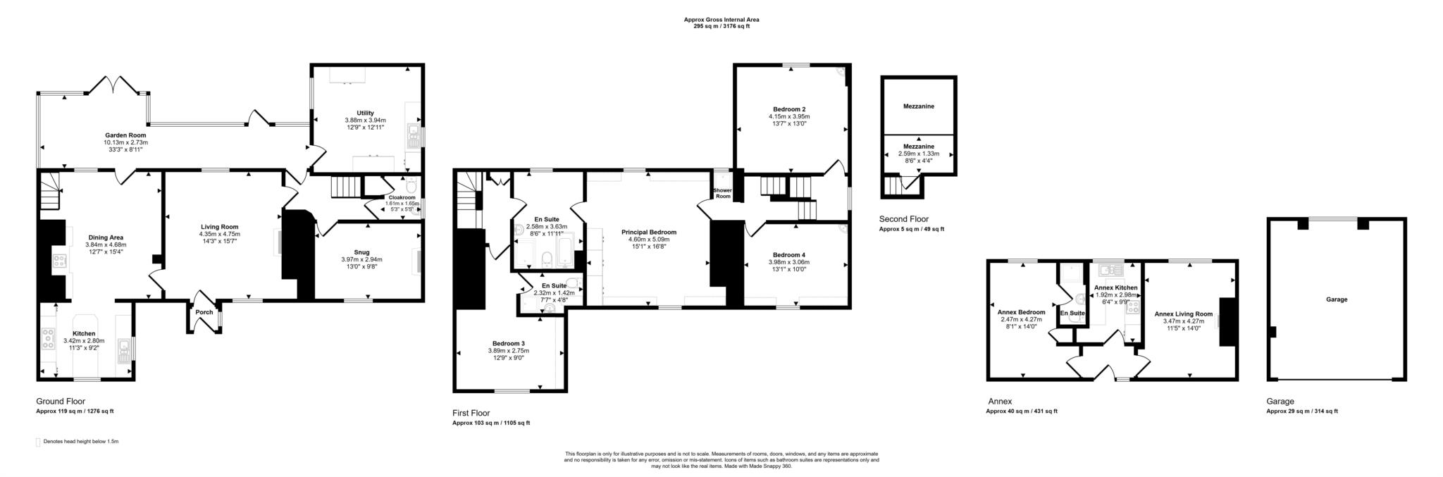 The Homestead, Church Street, Pershore floorplan
