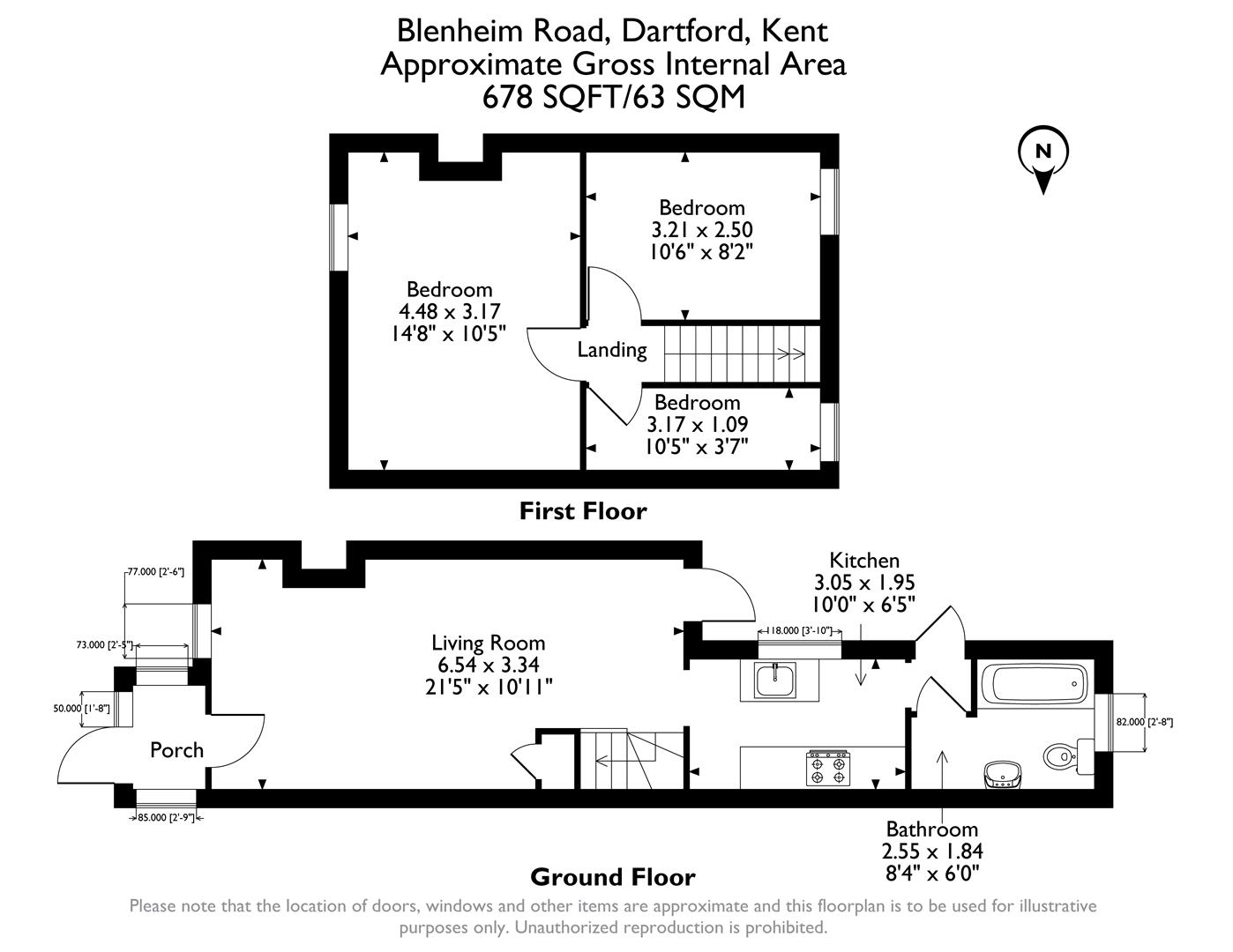 42, Blenheim Road, Dartford floorplan