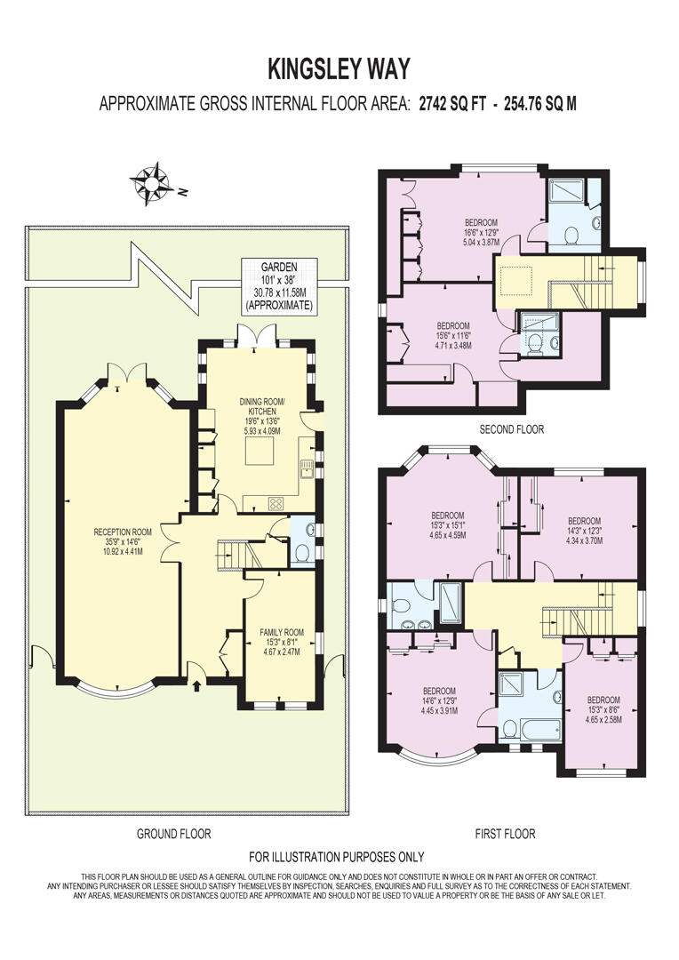 44, Kingsley Way, London floorplan