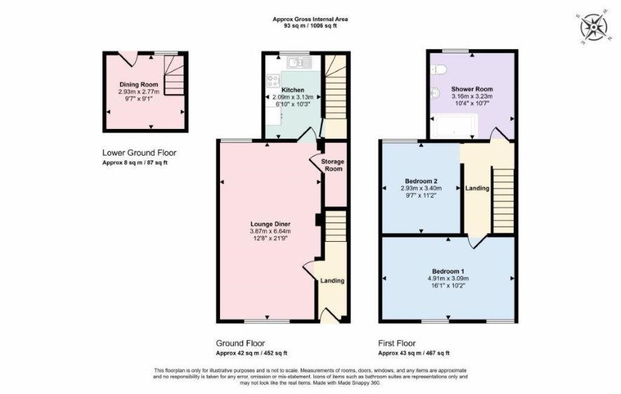 17 Edwards Terrace, Bedlinog floorplan
