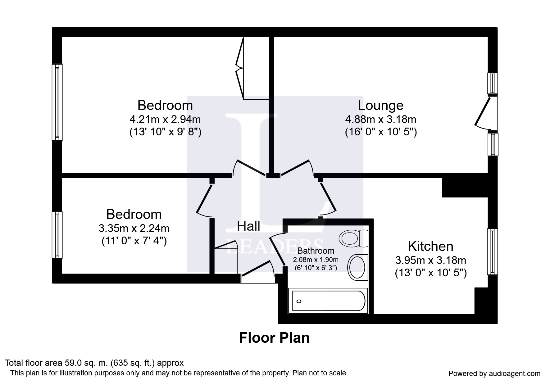 11, Bewick Gardens, Chichester floorplan