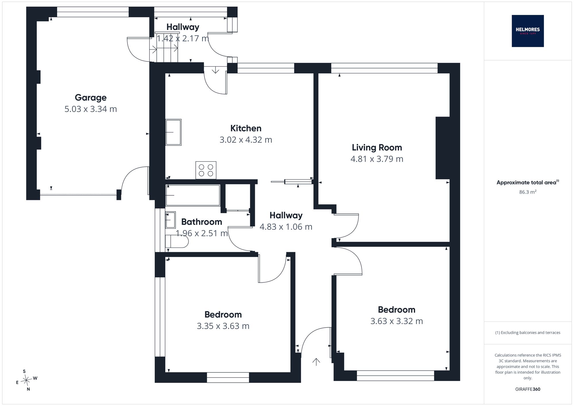14 Greenway, Crediton floorplan