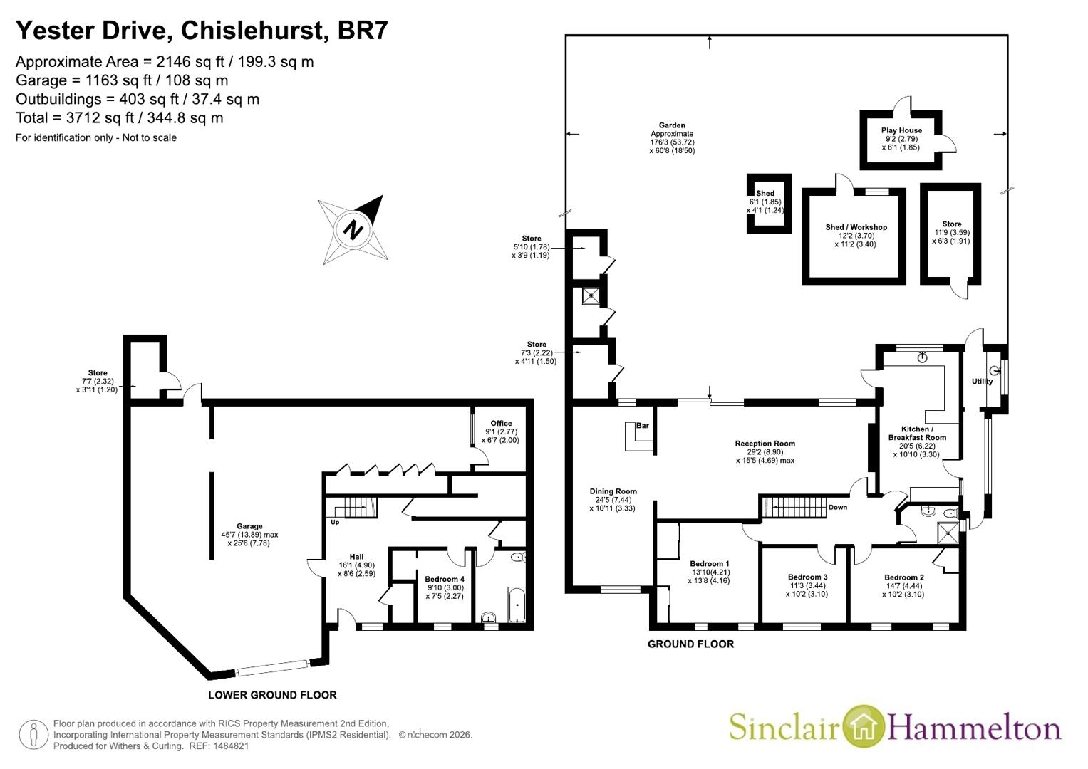 14, Yester Drive, Chislehurst floorplan