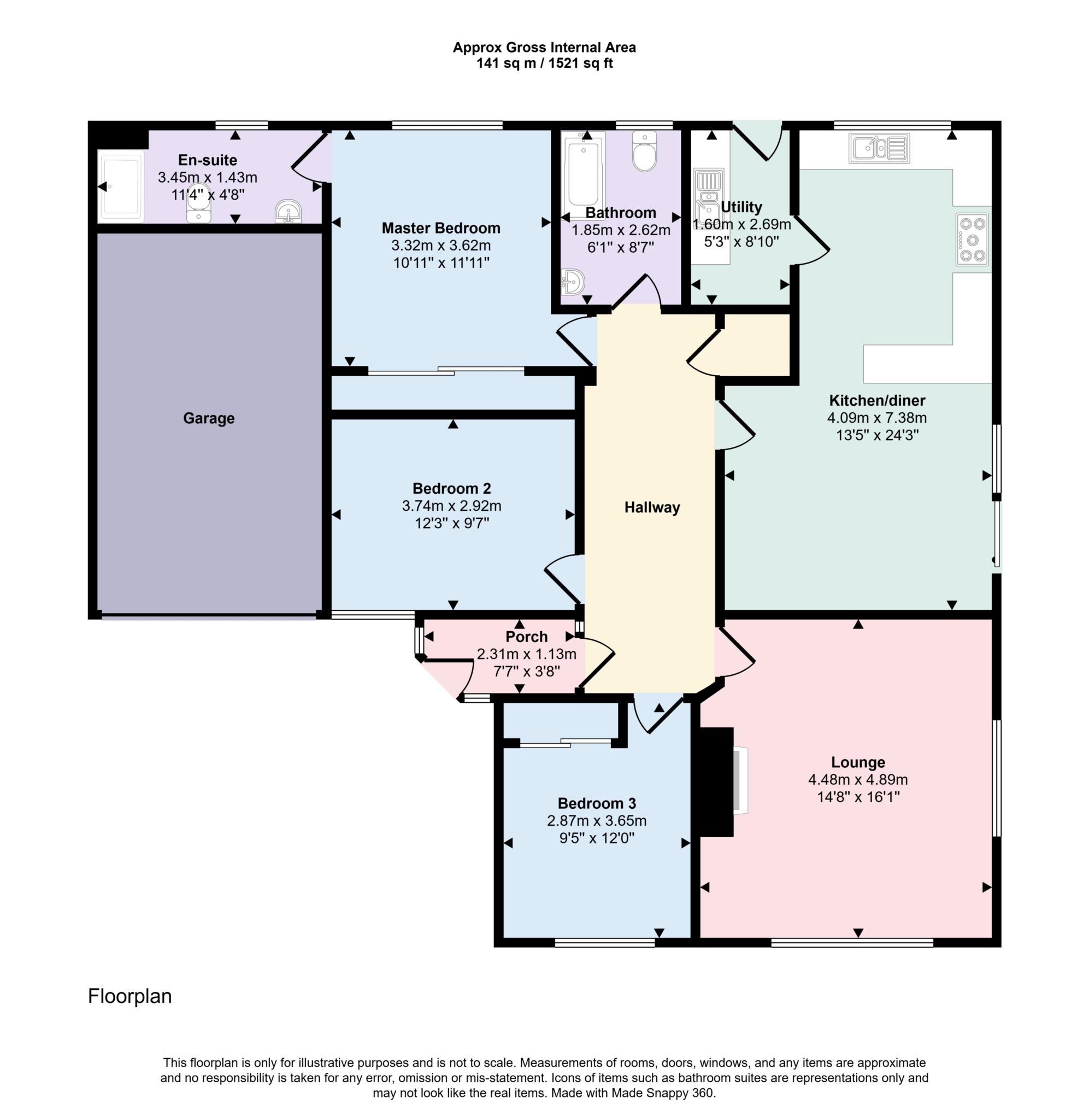 1, Sutors Way, Nairn floorplan