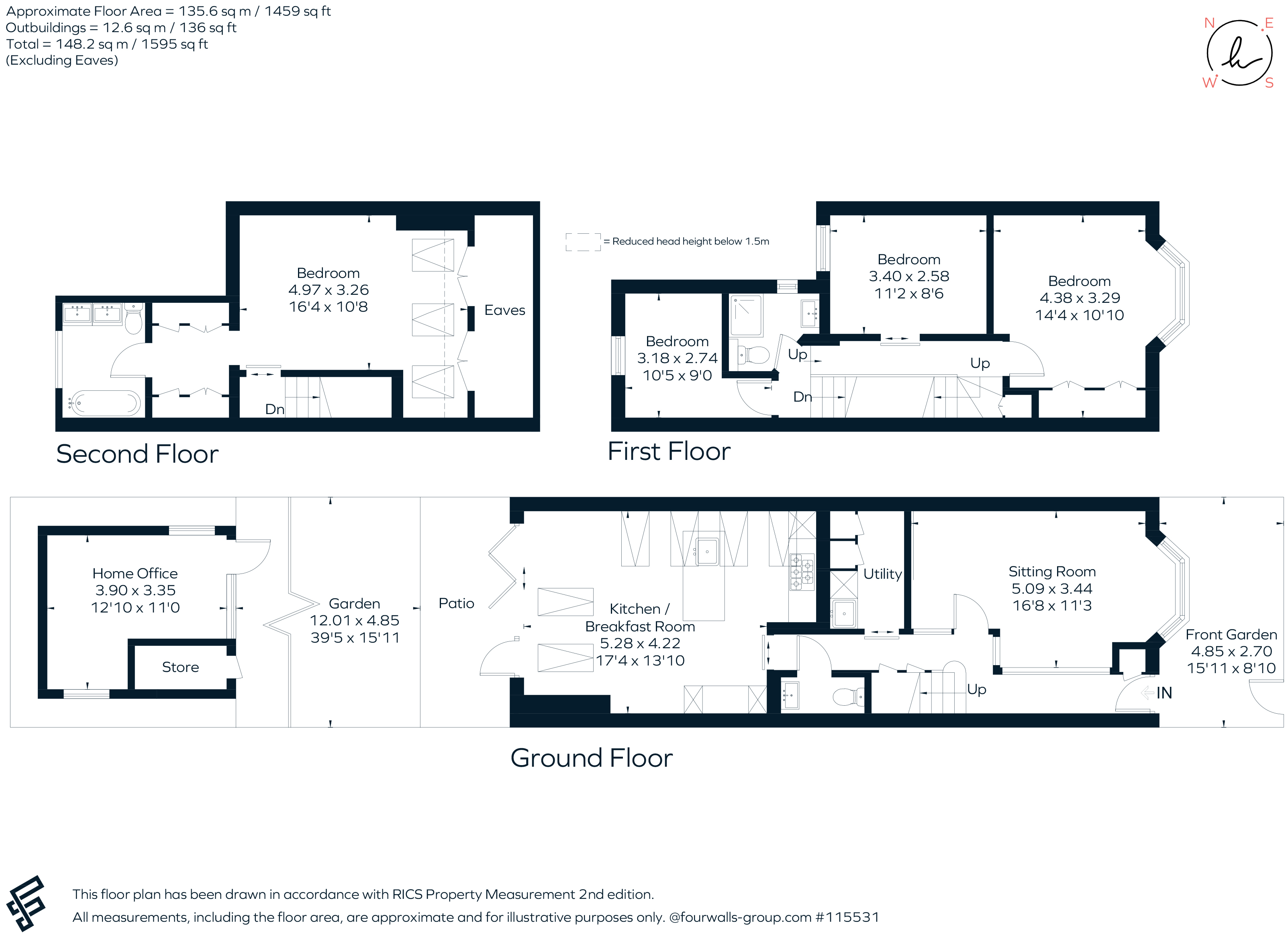 9, Speldhurst Road, London floorplan