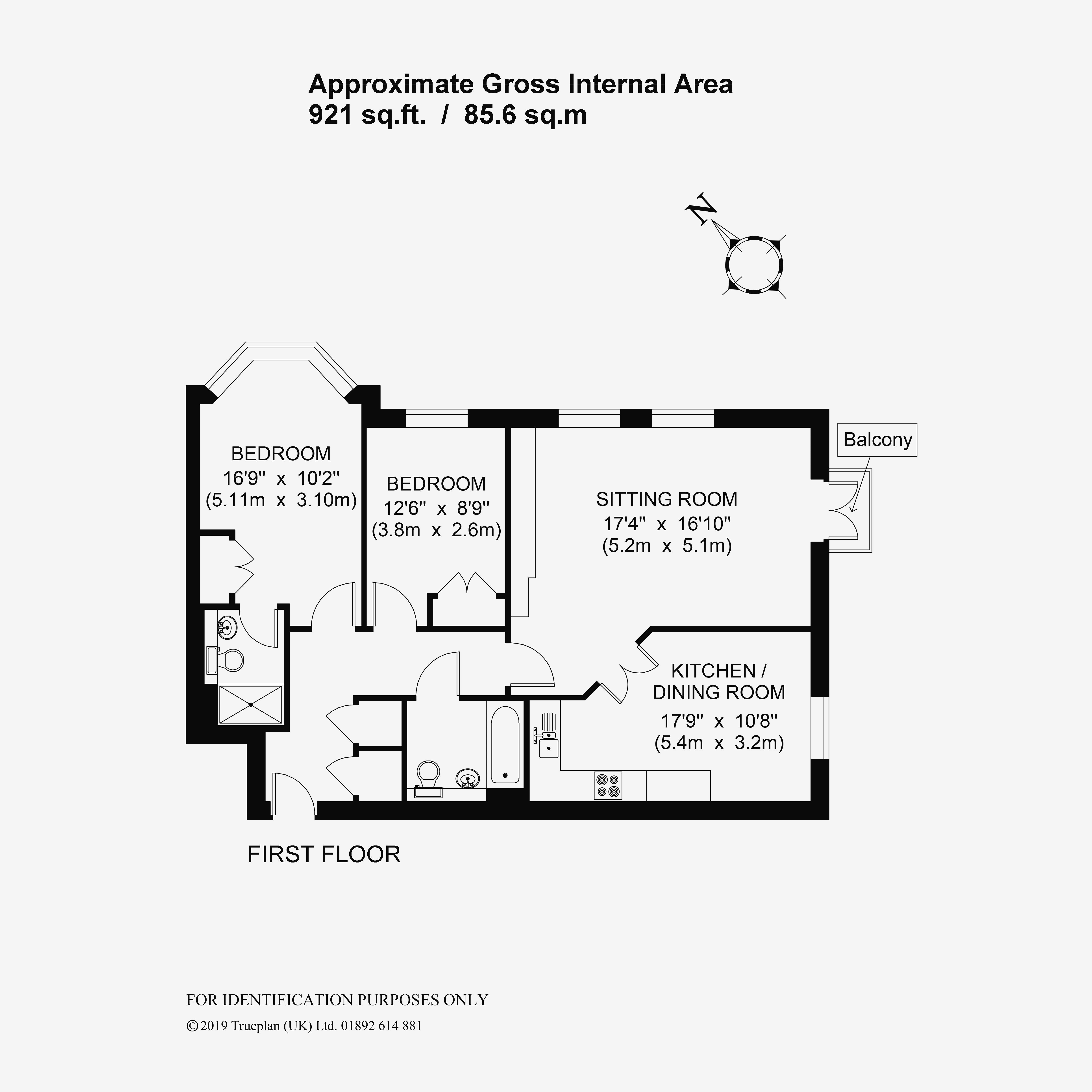 2 Bedrooms  for sale in Agates House, Durrants Drive, Faygate, Horsham, West Sussex RH12