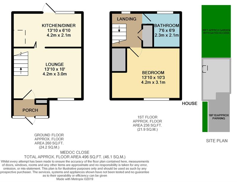 1 Bedrooms Terraced house for sale in Medoc Close, Pitsea, Basildon SS13