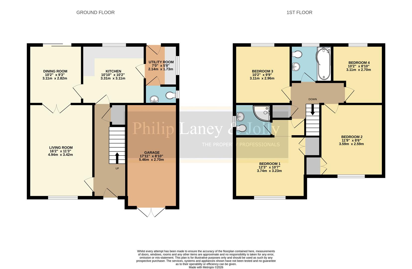 1, Agatha Gardens, Worcester floorplan