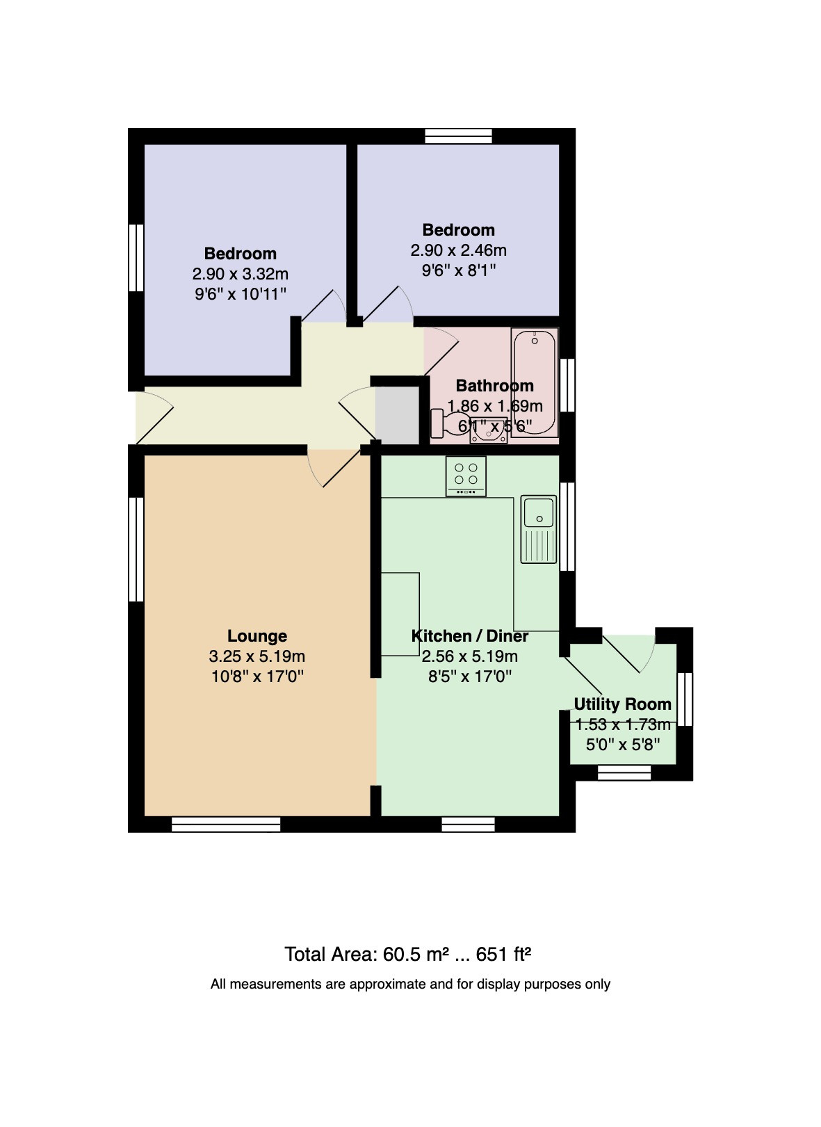 107, Primrose Drive, Poulton-le-Fylde floorplan