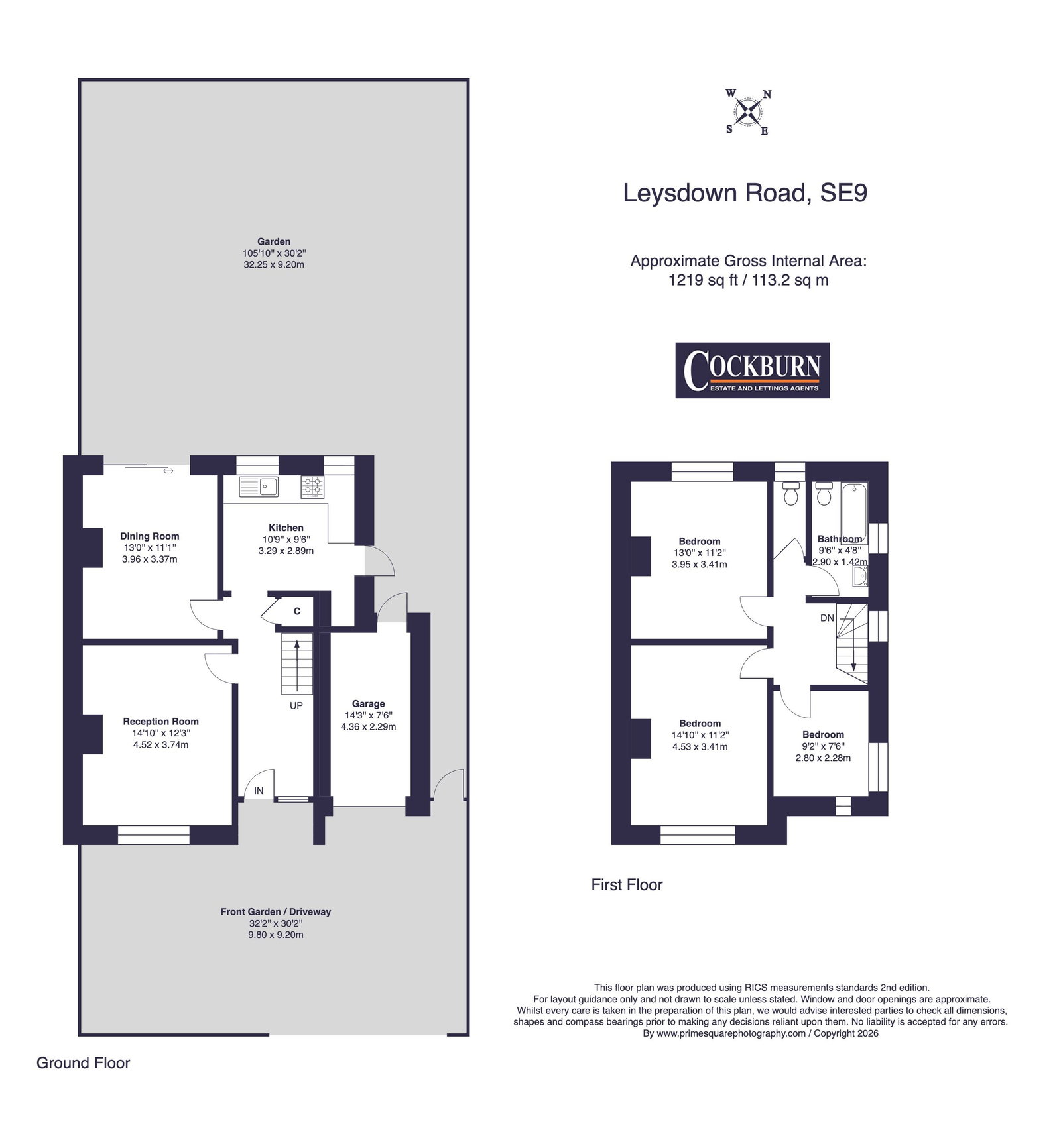 18, Leysdown Road, London floorplan