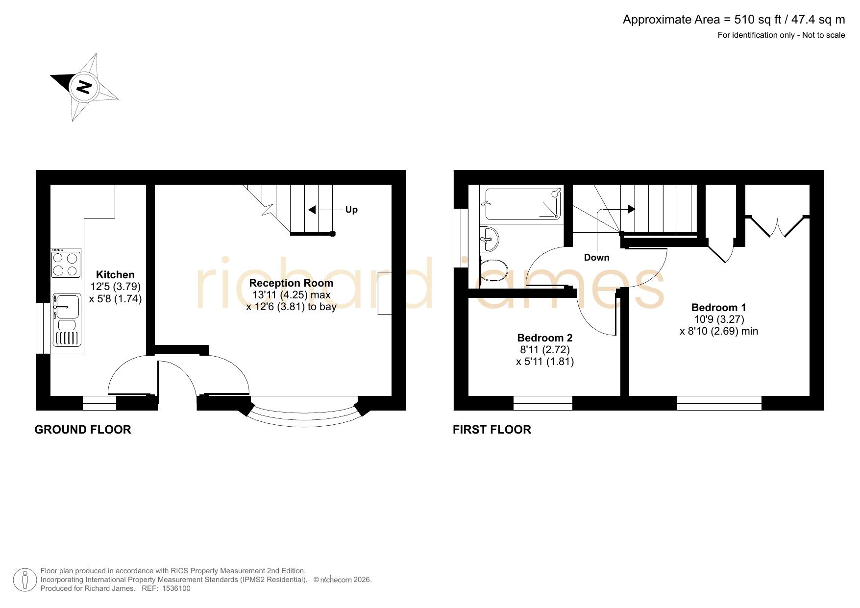 Hylder Close, Swindon floorplan
