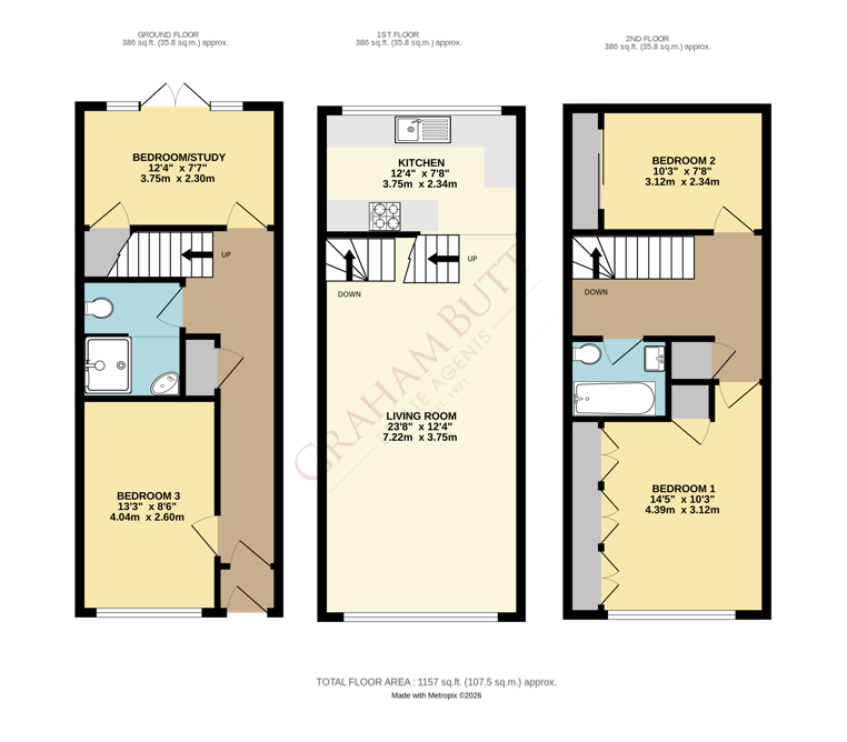 8, Cherry Croft, Littlehampton floorplan