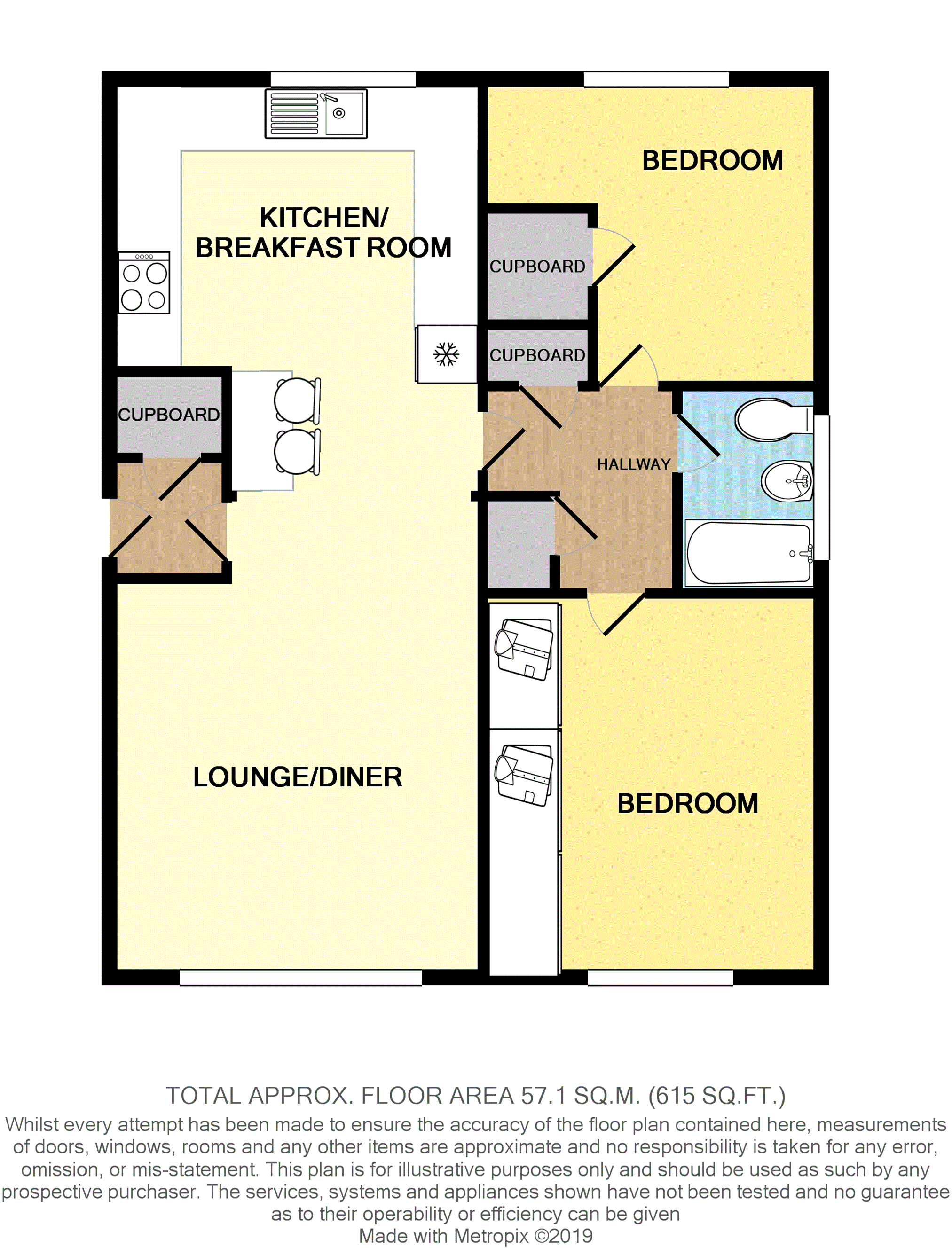 2 Bedrooms Flat for sale in Church Avenue, Stourport-On-Severn DY13