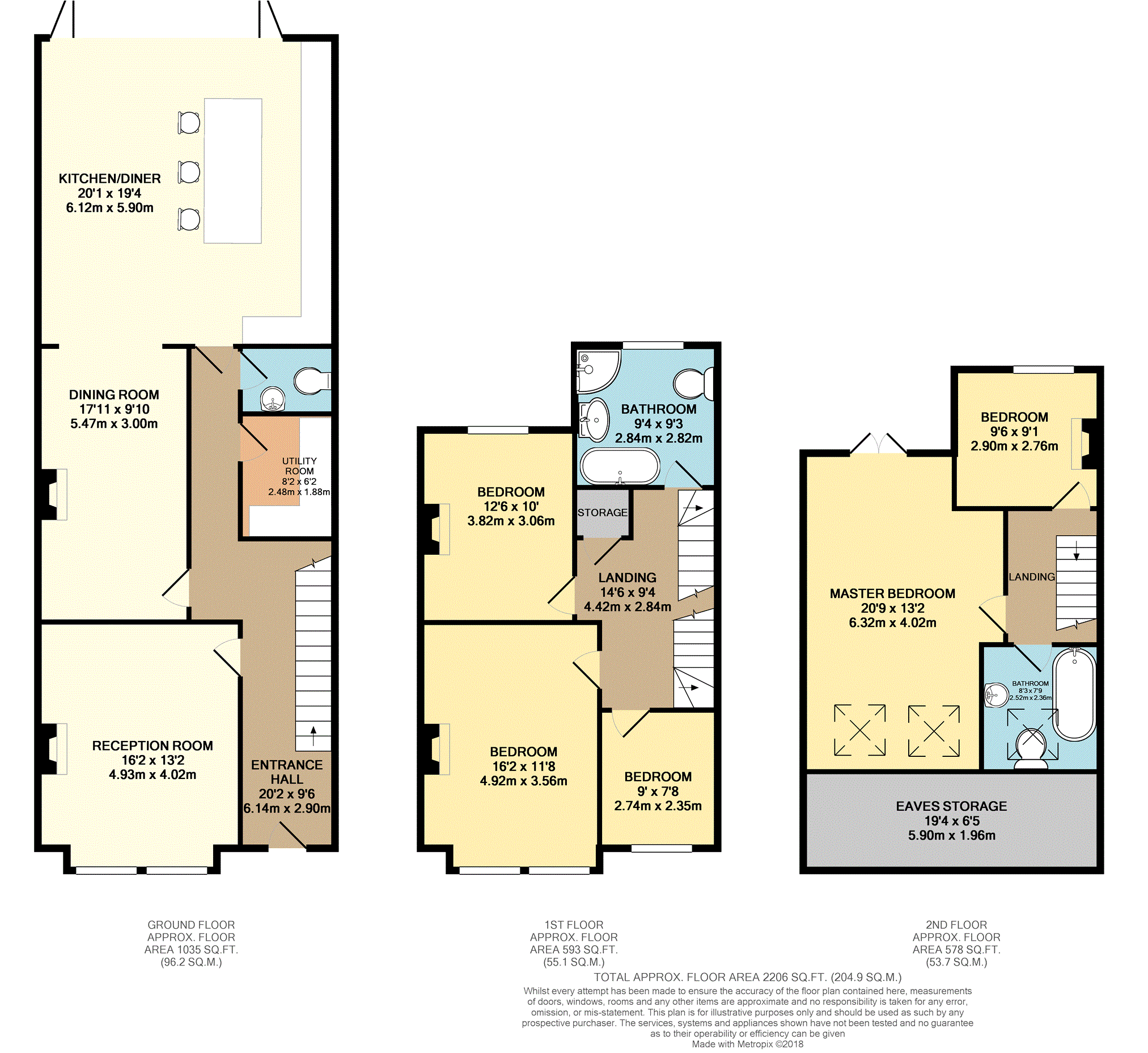 5 Bedrooms Terraced house for sale in Bulwer Road, Barnet EN5