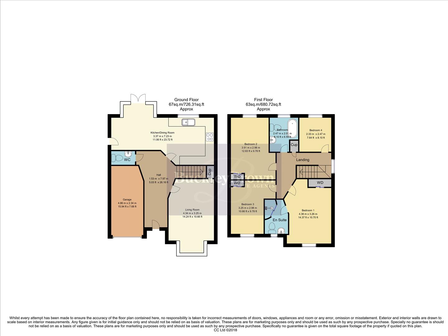 22, Mill Court, Mansfield floorplan