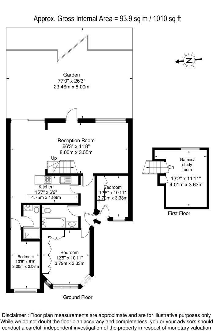 112, Allenby Road, Southall floorplan