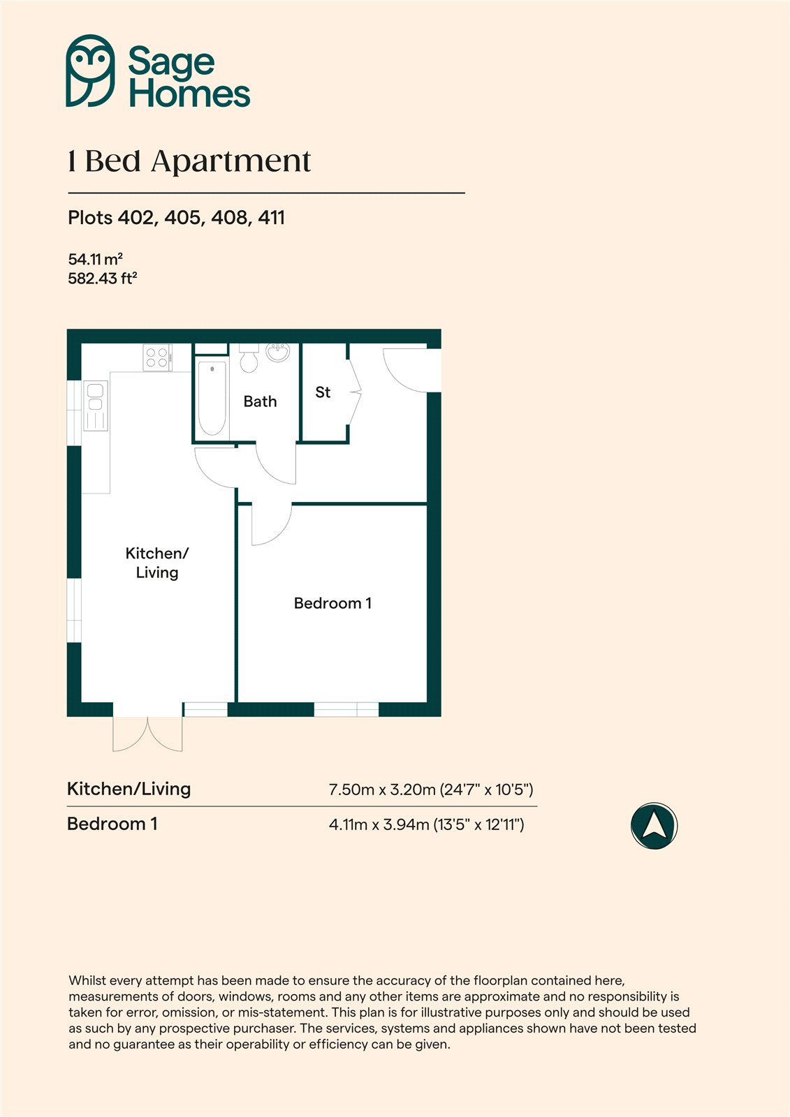 Dukes Quarter - Plot 402^, 33, Hamilton Court, Bordon floorplan