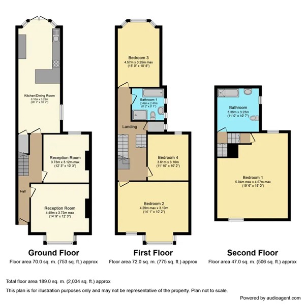 25 Coleraine Road, London floorplan