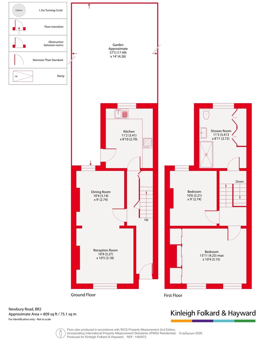 17, Newbury Road, Bromley floorplan