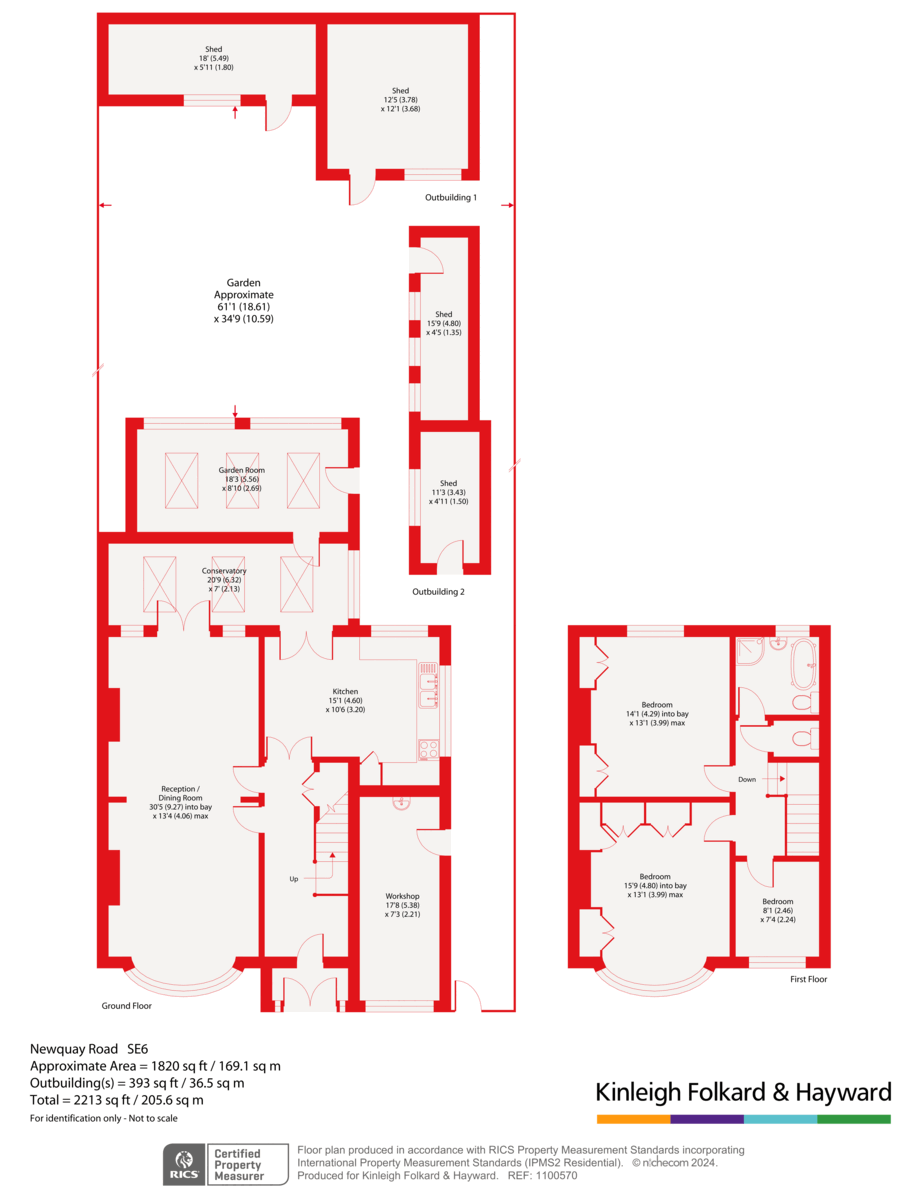 43, Newquay Road, London floorplan