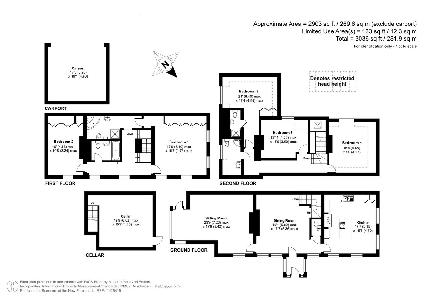 The Manor House, Lake Grove Road, New Milton floorplan