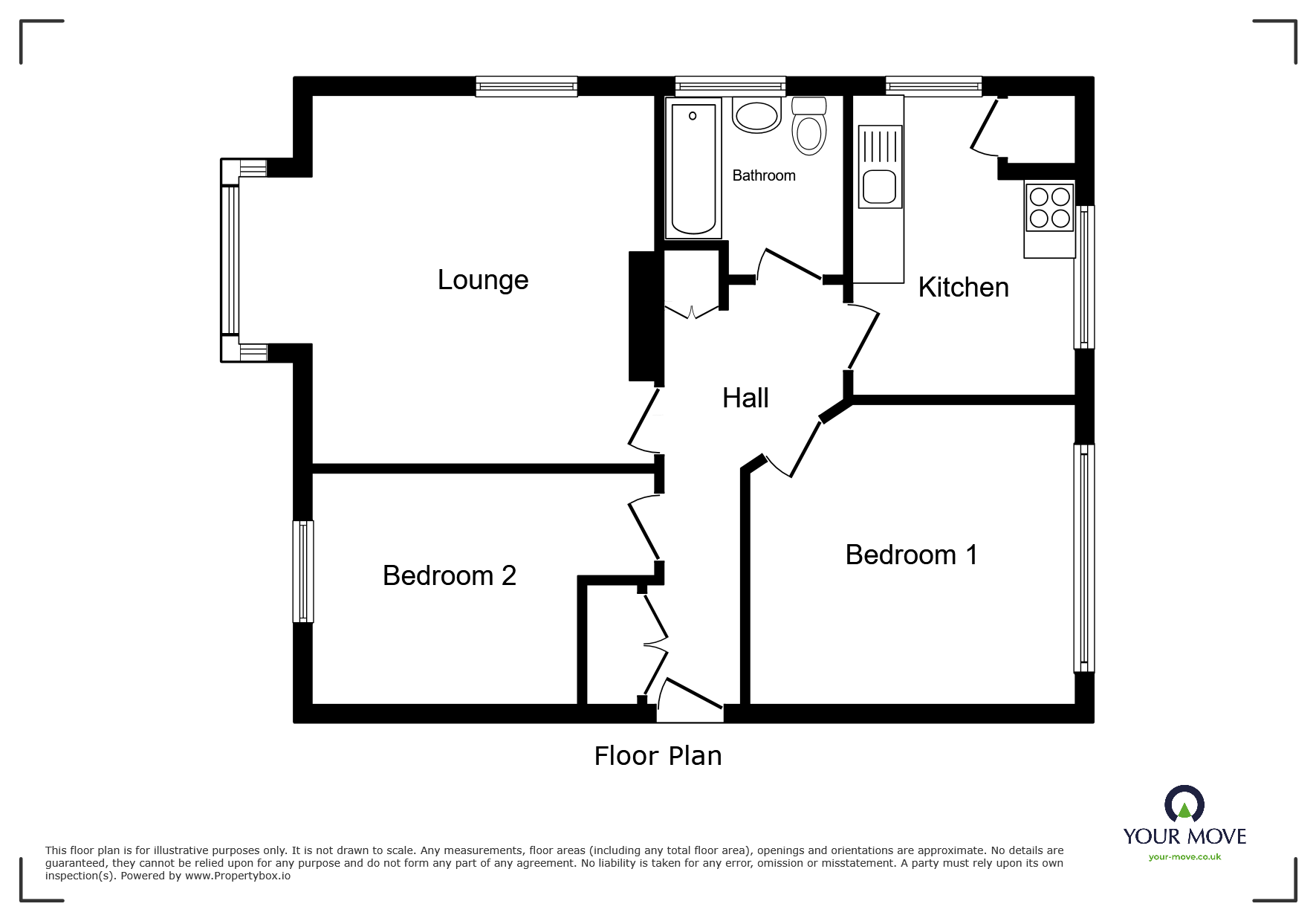 Flat 1, 53, Armthorpe Road, South Yorkshire floorplan