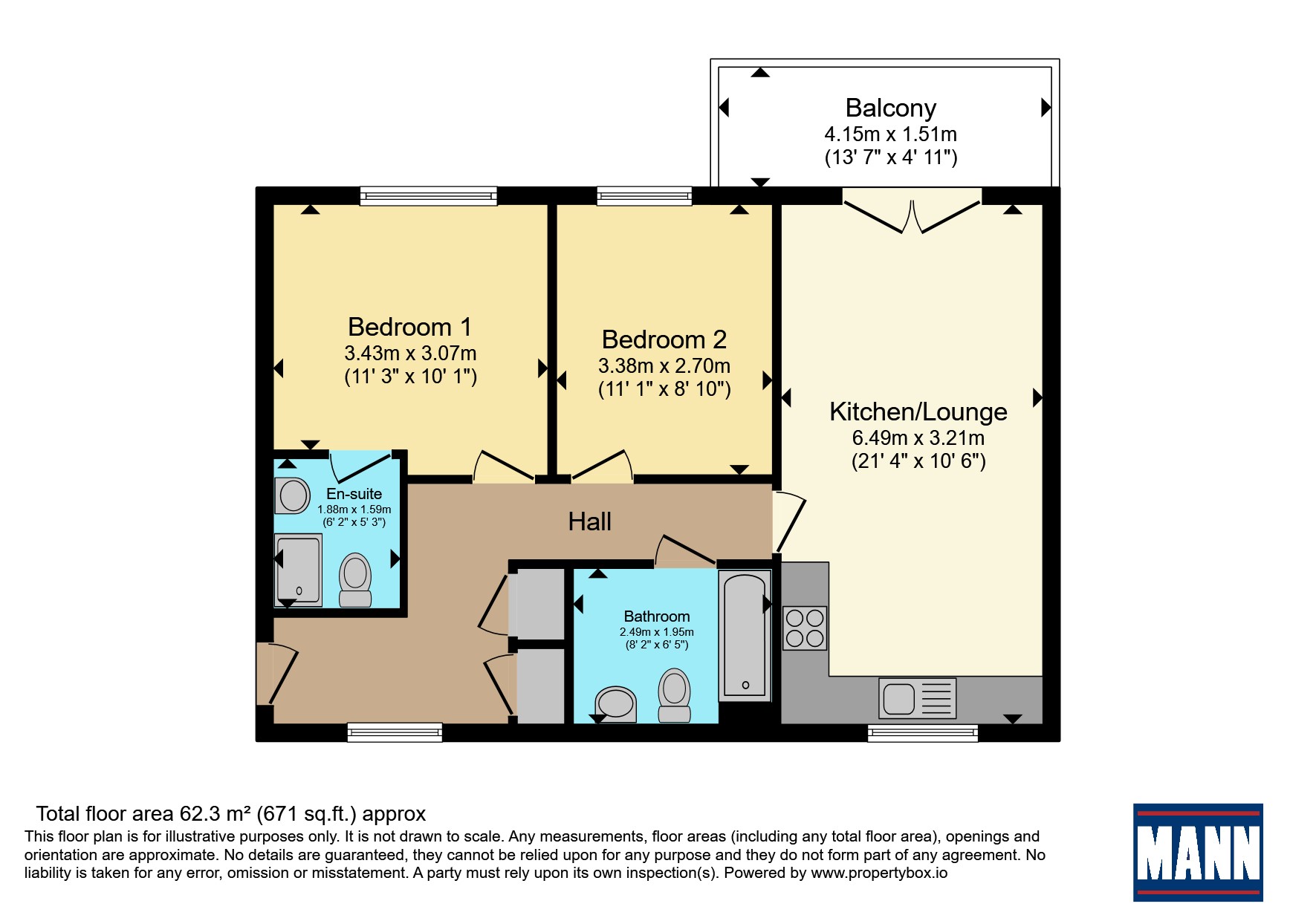 Flat 5, 5, Pictor Drive, Kent floorplan