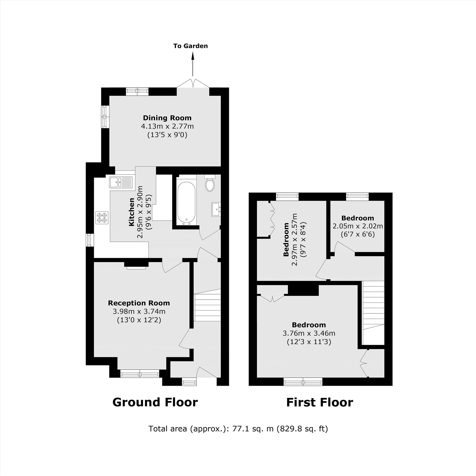 118, Green Lane, Sunbury-On-Thames floorplan