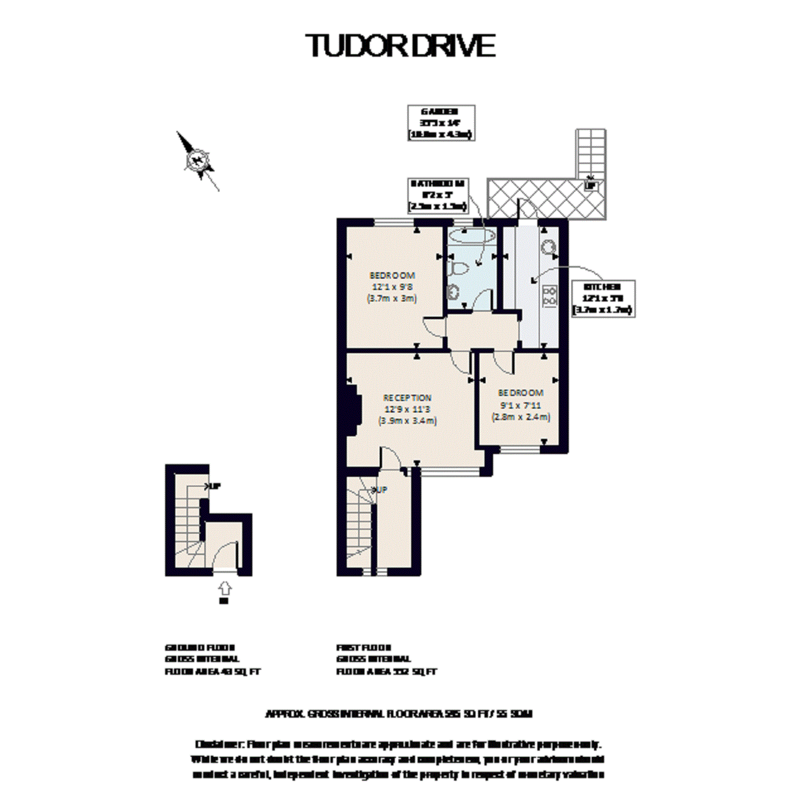 2 Bedrooms Maisonette for sale in Tudor Drive, Kingston Upon Thames KT2