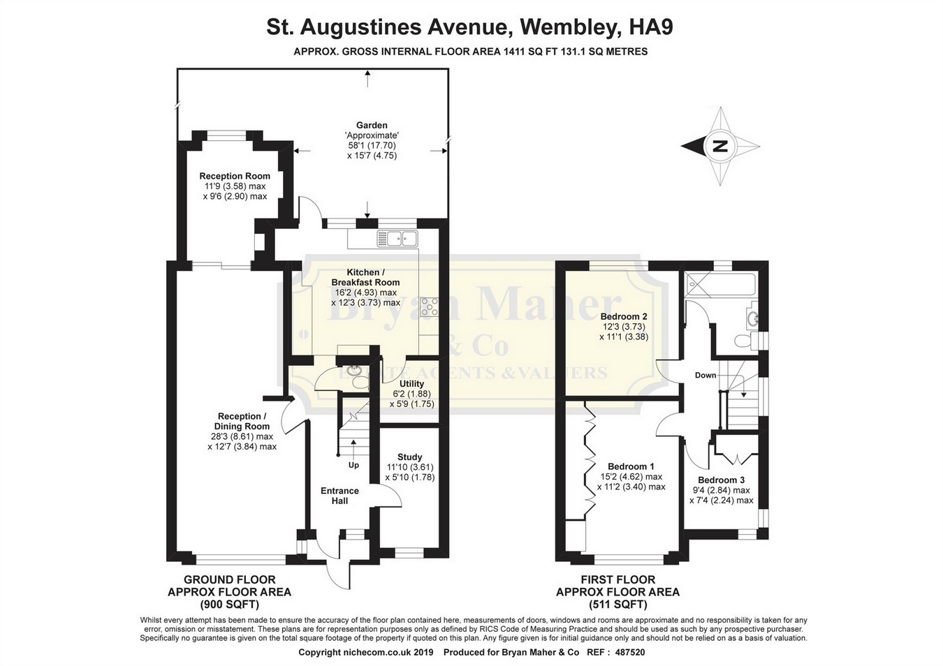 4 Bedrooms Semi-detached house for sale in St. Augustines Avenue, Wembley HA9