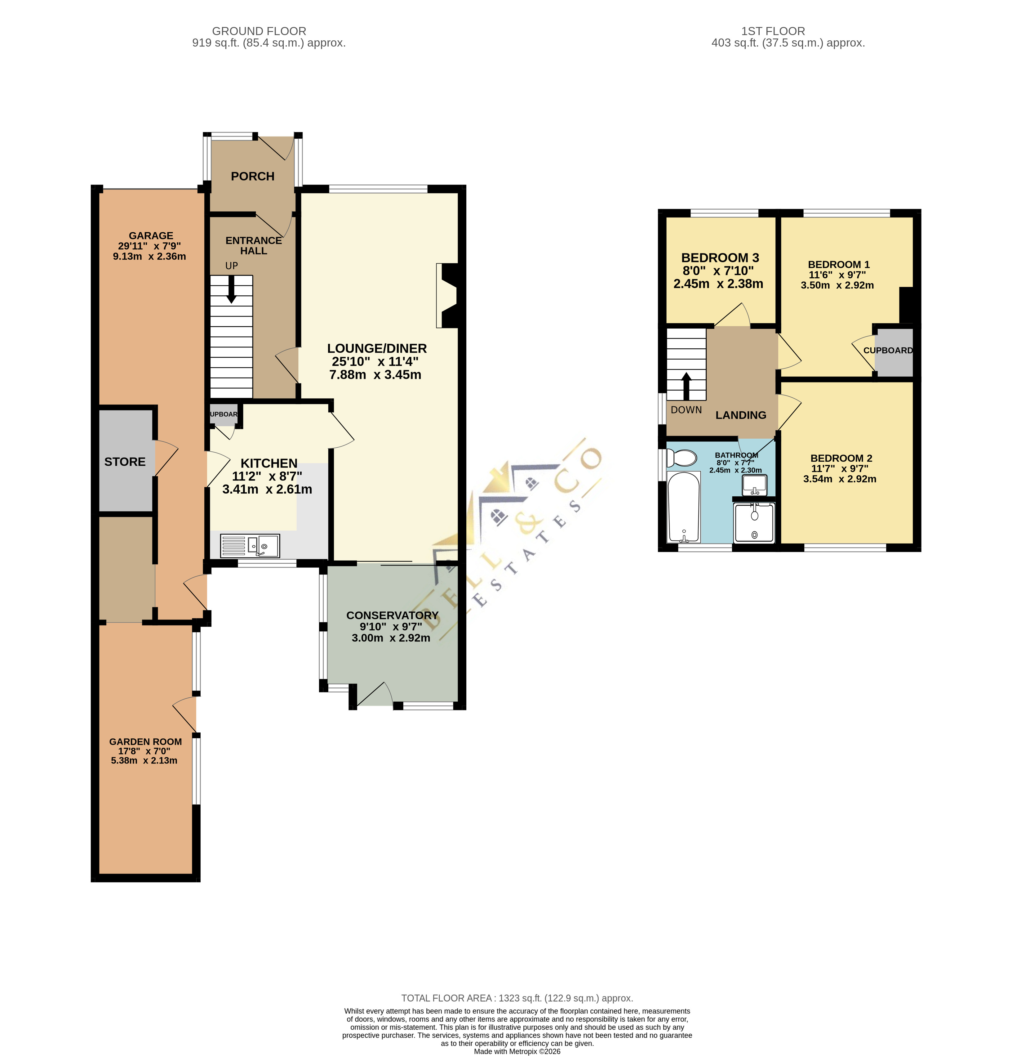 42, Northfield Drive, Worksop floorplan