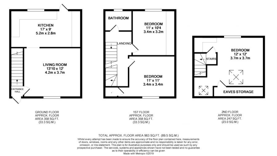 3 Bedrooms Terraced house for sale in The Meadway, Hoddesdon EN11