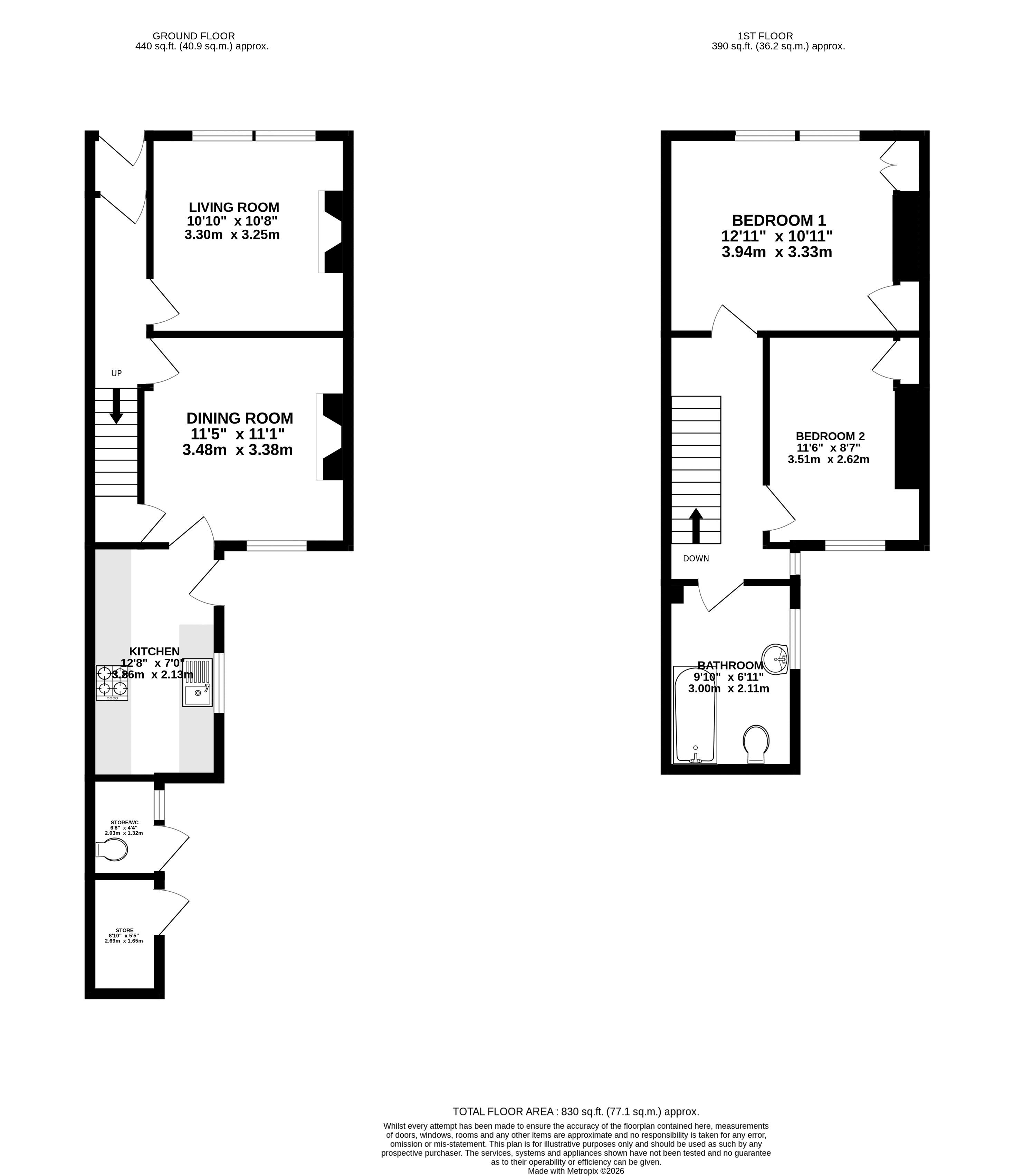 20, Farndale Street, York floorplan